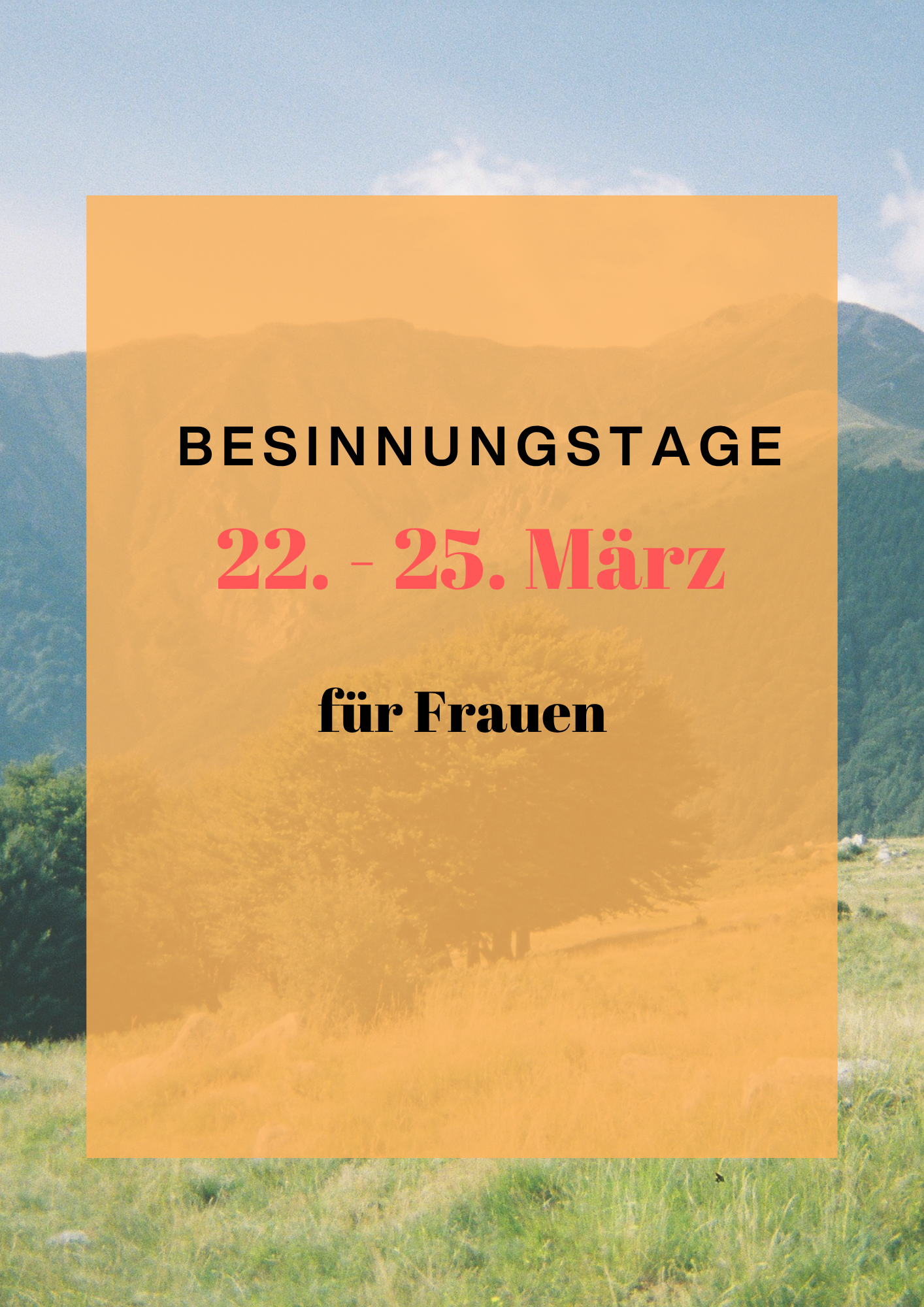 Besinnungstage für Frauen 