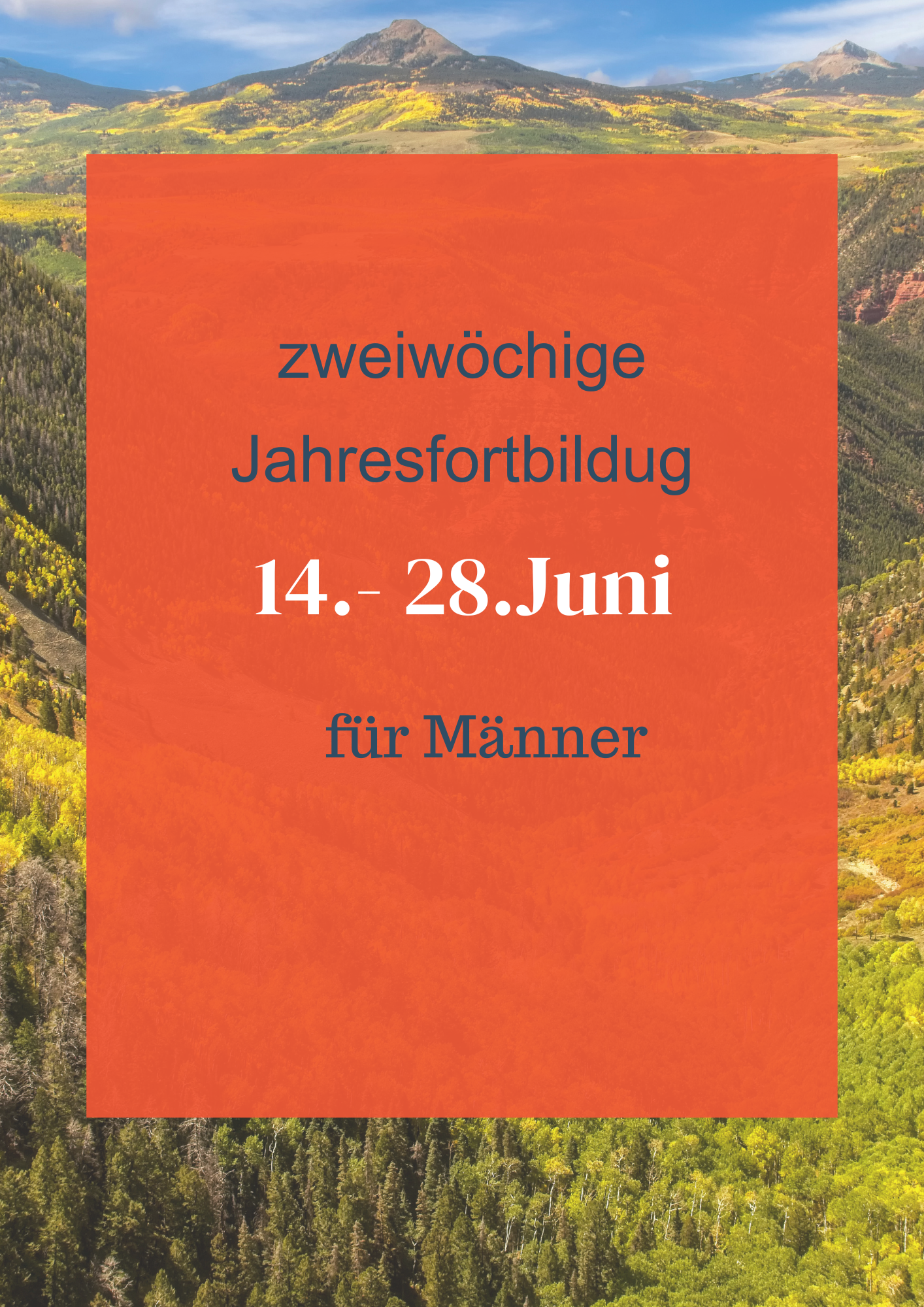Zweiwöchige Jahresfortbildung 
