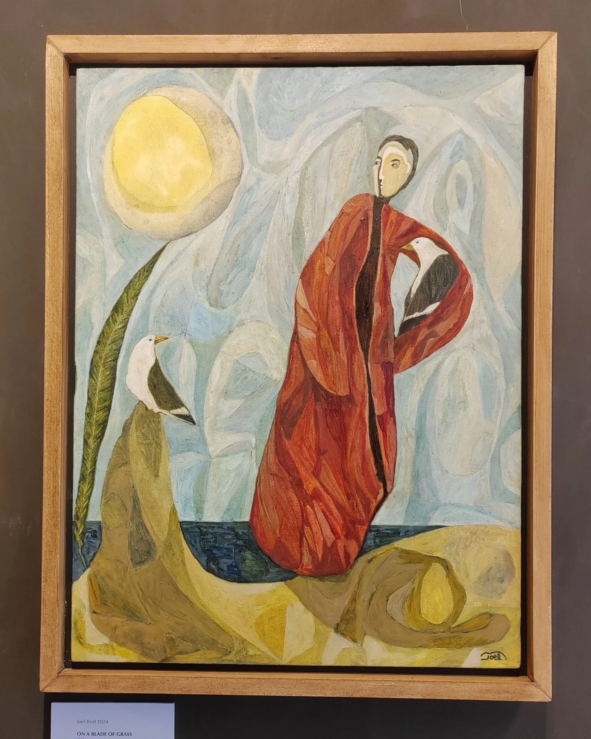 Moon Soul Bird Painting