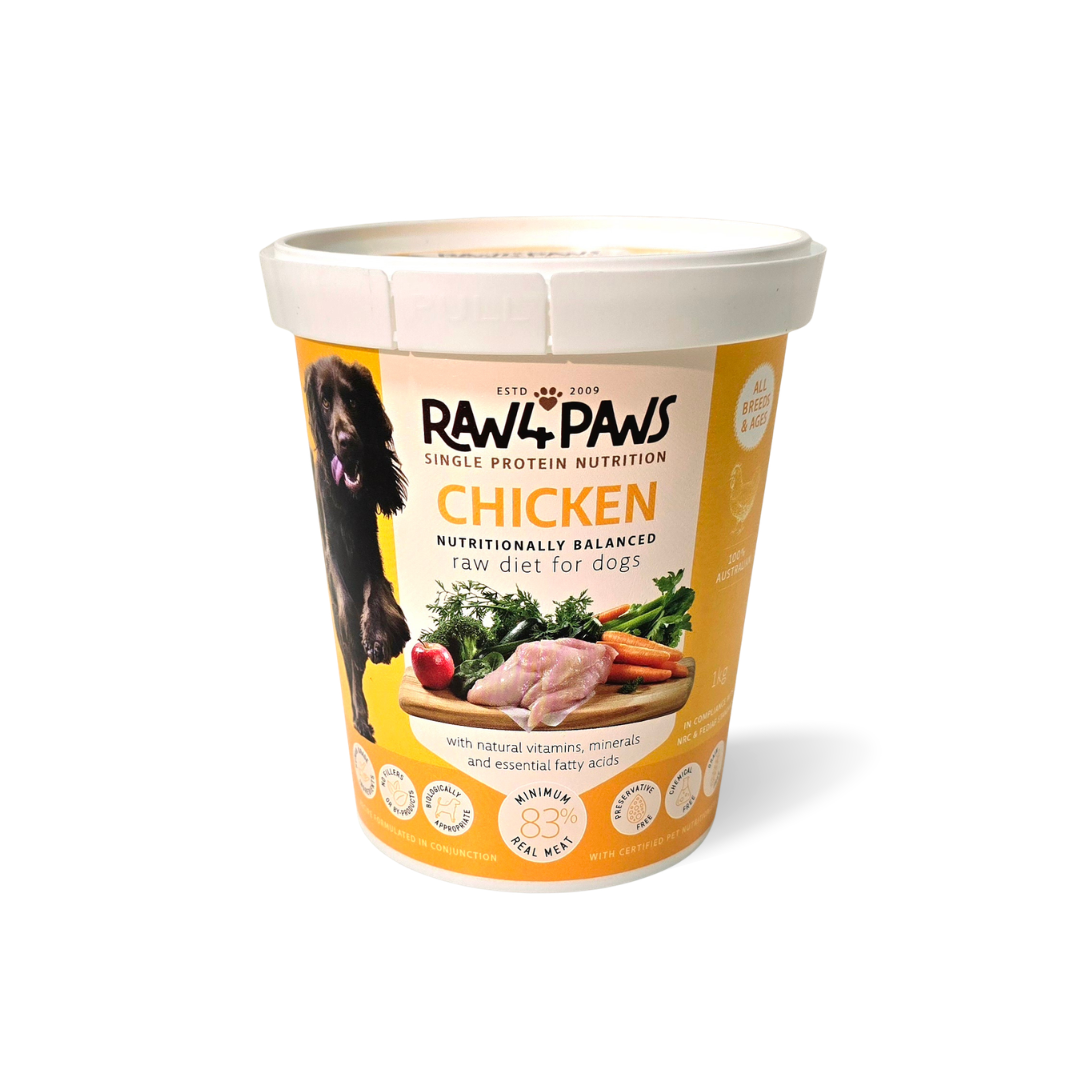 Raw 4 Paws Chicken Container 900g