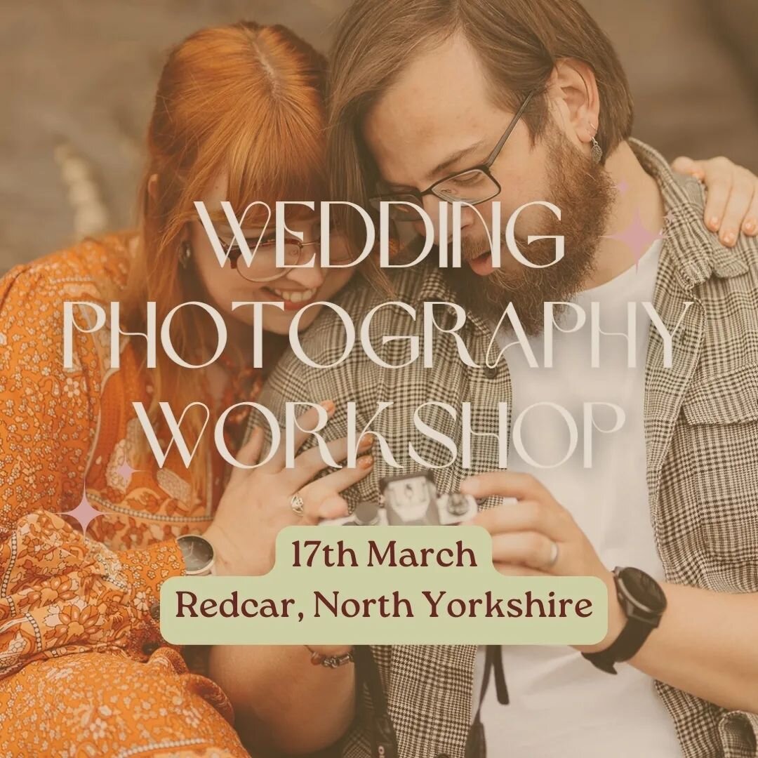 Wedding photography workshop ~ 17th March 

Join us for our wedding photography workshop, where we will be sharing what we've learned from running a successful wedding photography business for the last 7 years.

We'll be sharing how to be yourself in