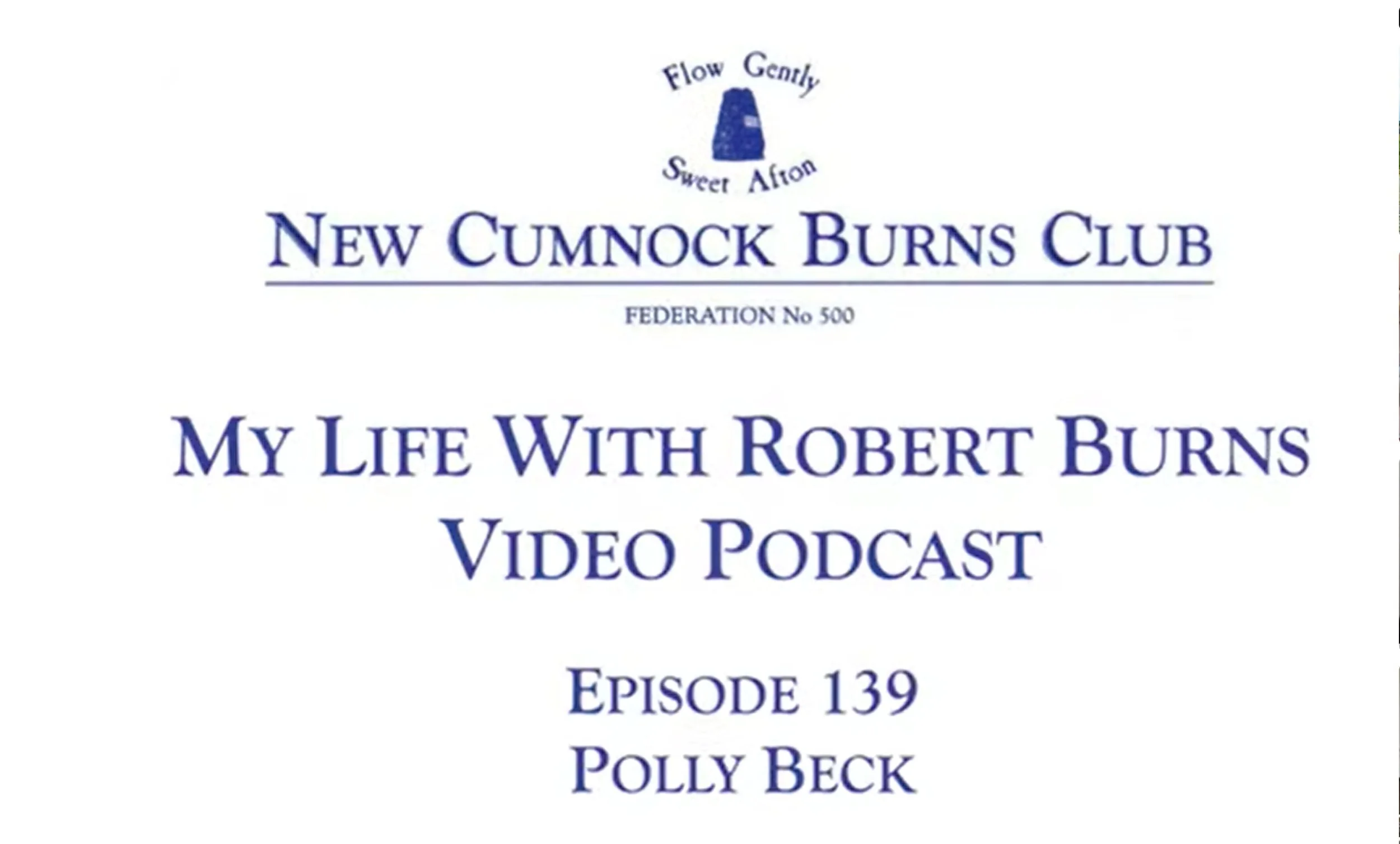 My Life With Robert Burns: Polly Beck