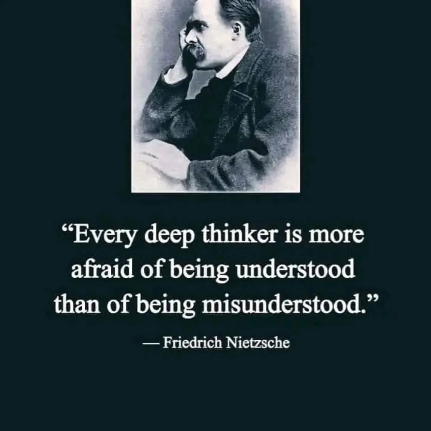 Nietsche der ki, Derin d&uuml;ş&uuml;nenler fikirlerinin anlaşılmamasından değil, anlaşılmasına korkarlar.
🤫
#nietsche #d&uuml;ş&uuml;nce #korku