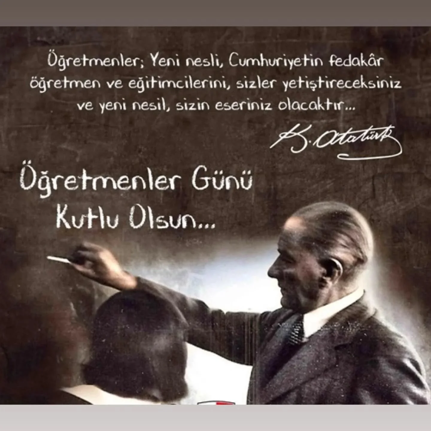 &Ouml;ğretmenler gen&ccedil; beyinleri yaratan, d&uuml;ş&uuml;nmeyi, &ouml;ğrenmeyi &ouml;ğretenlerdir. Onlara bir g&uuml;n yetmez.
💗⚘️⚘️⚘️