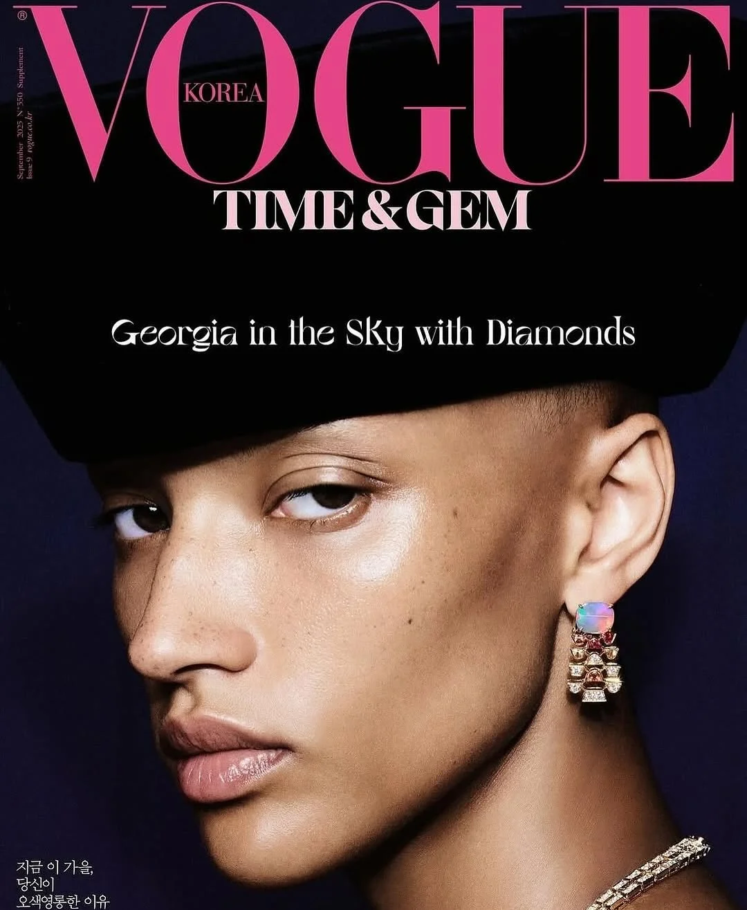 @georgiapalmer wearing @chochengco for the latest cover of @voguekorea 

---

Photographer Pak Bae @pakbae
Editor Gi Ho Son @hhioiio
Hair Olivier Lebrun @Olivierlebrun
Makeup Tatsu Yamanaka @tatsuparis
Nail Huberte Cessarion
Casting Bert Martirosyan 