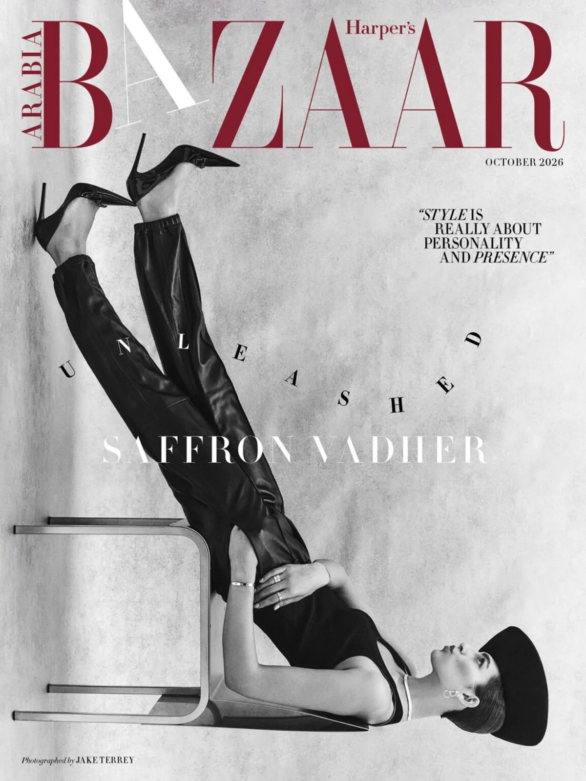 @chochengco for the latest print cover of @harpersbazaararabia October 2026 issue

---

Model: Saffron Vadher at Vedettes Model Management.

Styling: Kim Payne.

Photographer: Jake Terrey at Heart &amp; Co. 

Creative Direction: Marne Schwartz &amp; 