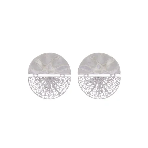 earrings round solid and transparent.webp