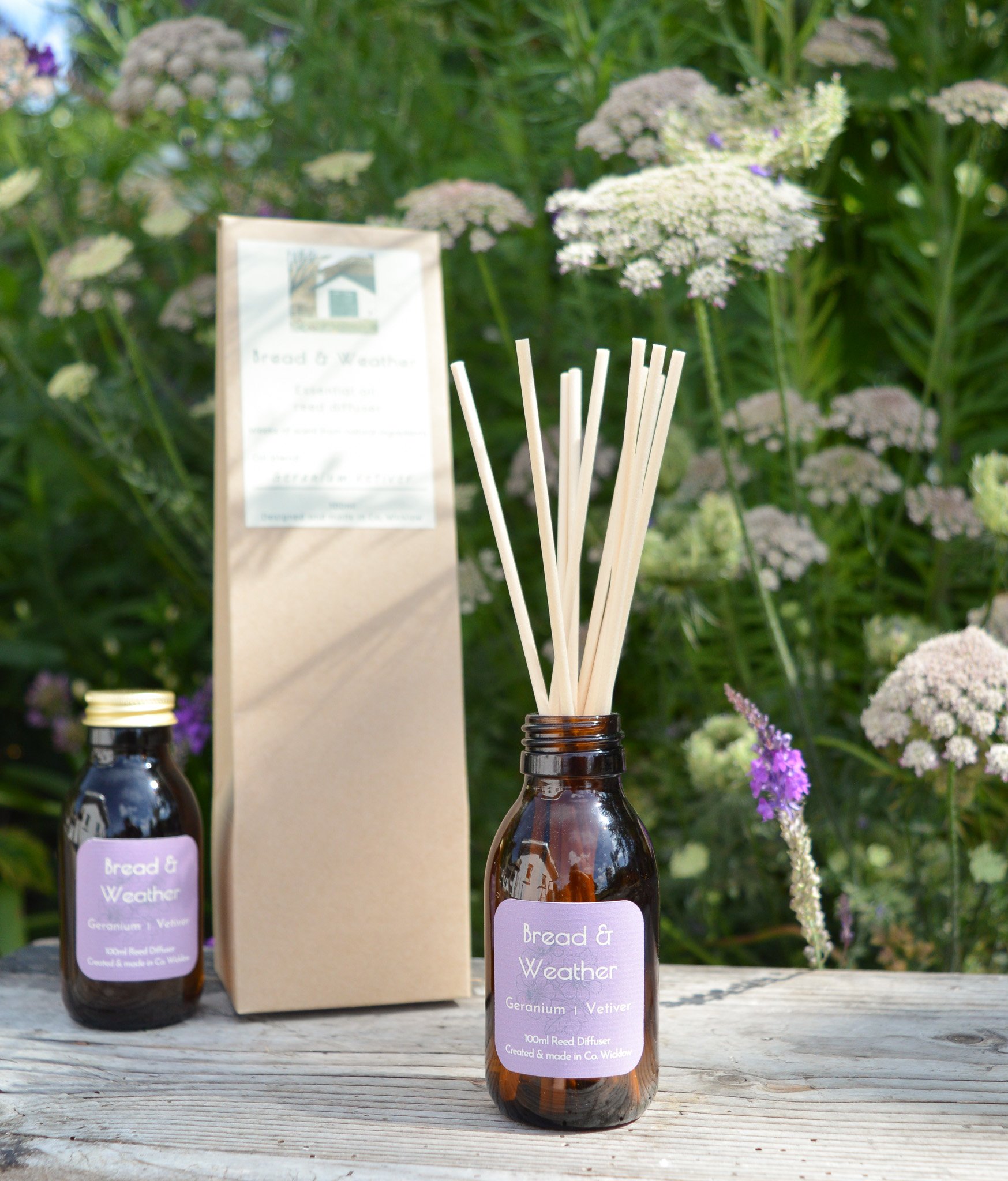 Geranium Vetiver Aromatherapy Reed Diffuser