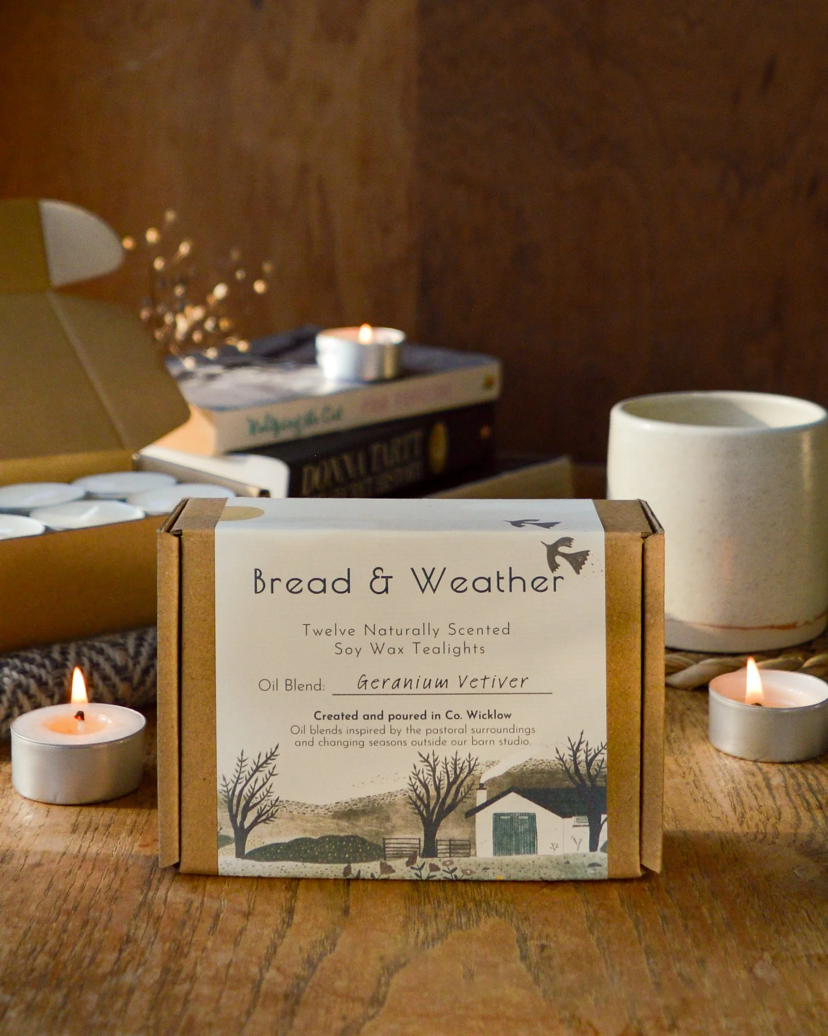 Geranium Scented Tealight candles