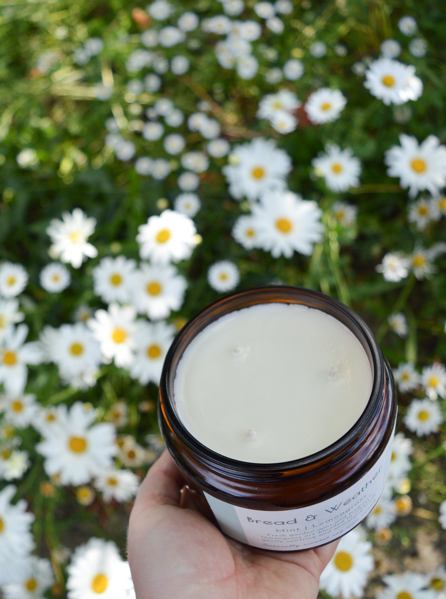 Mint Lemongrass Naturally Scented Soy Candle