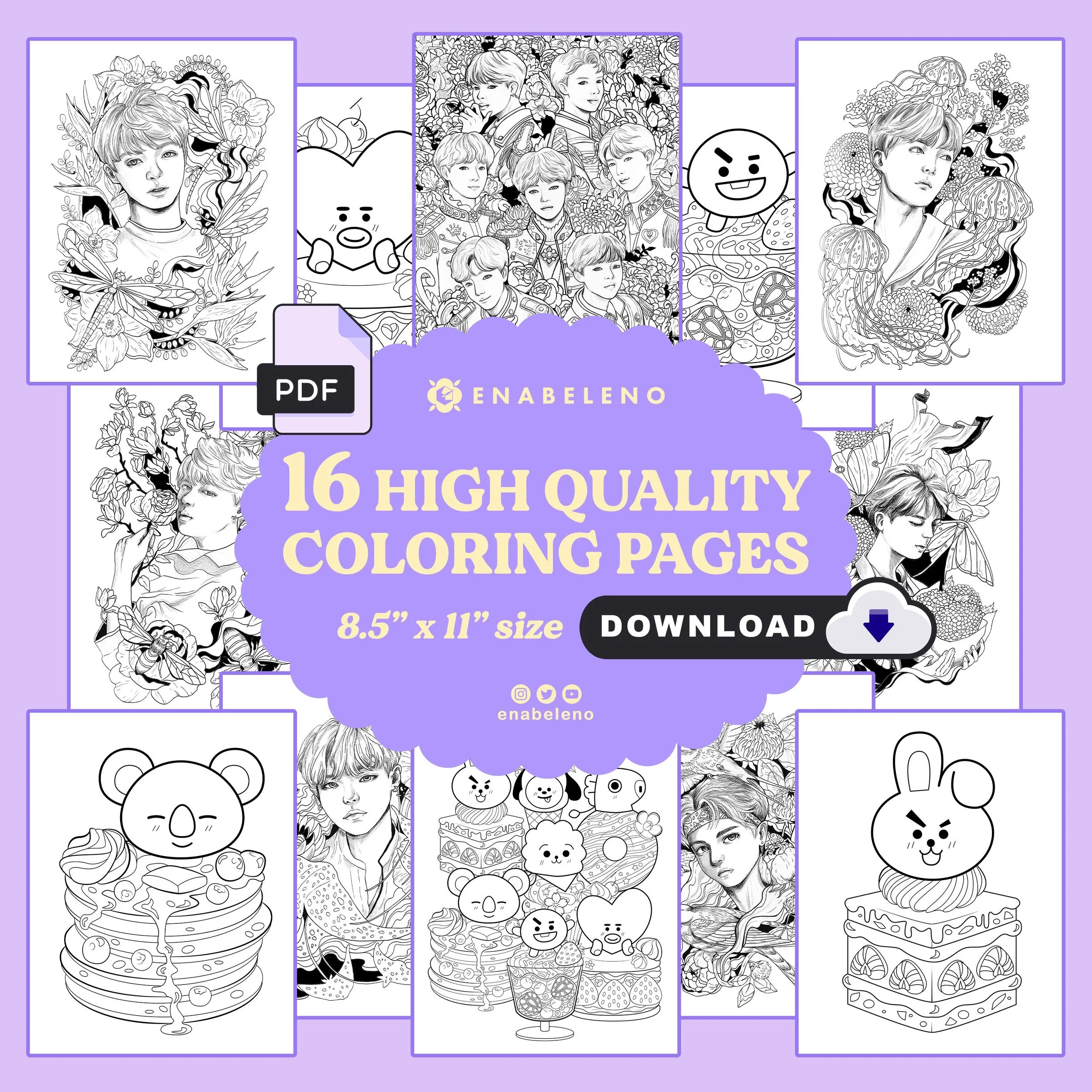 BLACKPINK Kpop Coloring Book ??? enabelenoart