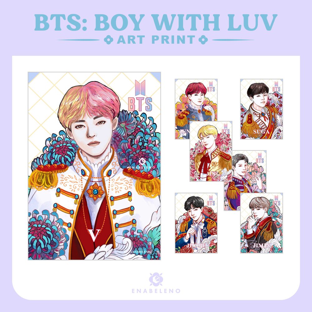 BTS Boy With Luv Stickers