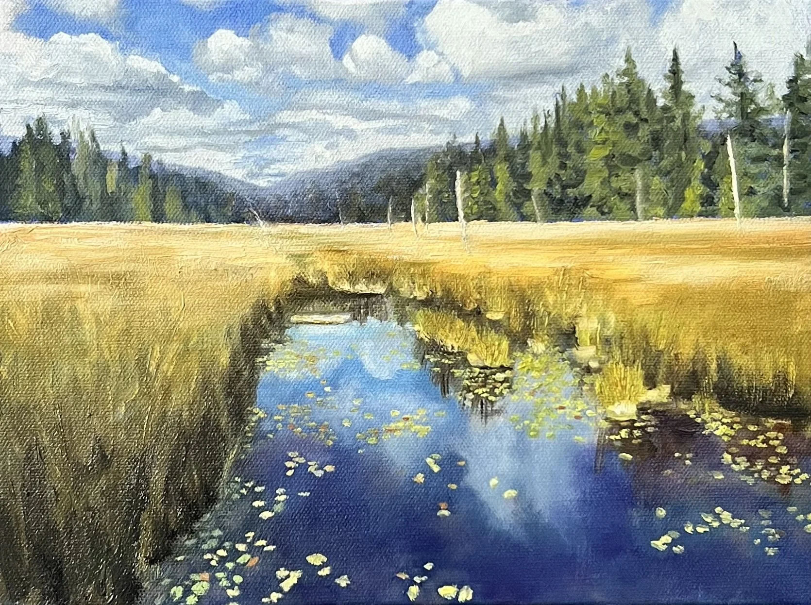Where The Sky Rests, 9" x 12"