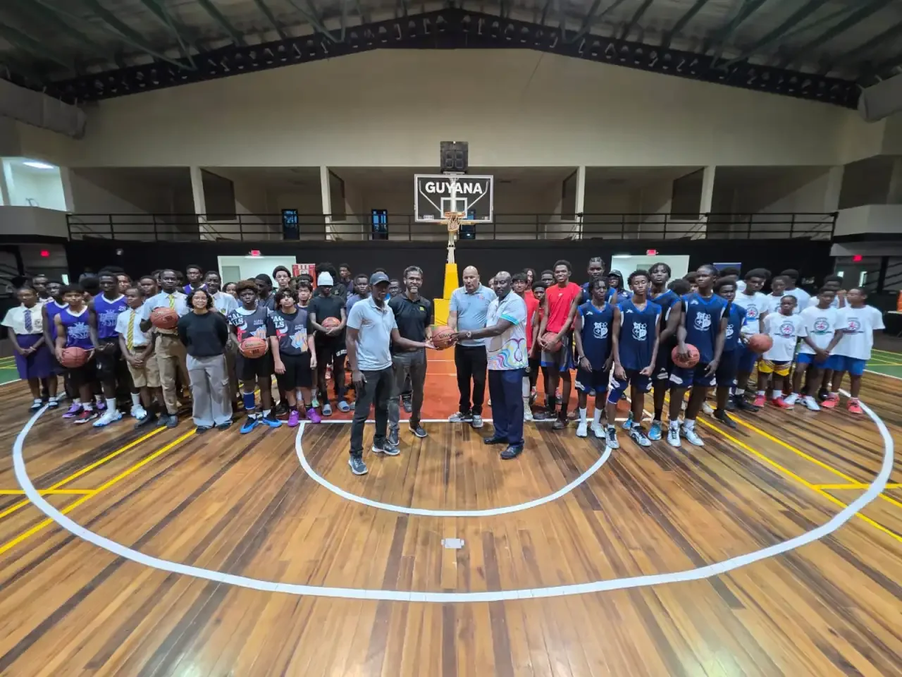 YBG ‘scores’ timely donation of 40 basketballs