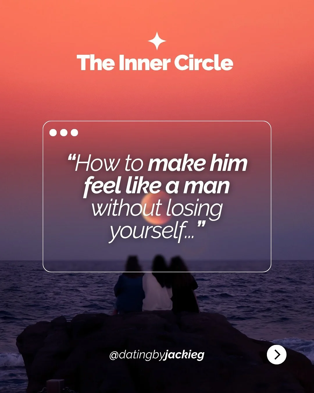 Do you ever feel like you have to hold it all together in a relationship — manage how things go, keep the peace, make sure he shows up?
It’s exhausting, right?
Here’s the truth:
You can’t inspire his masculine energy by cont