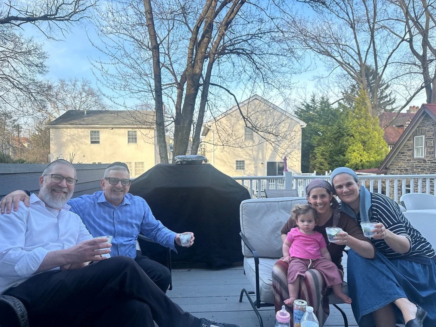 ✨🤍 How has your Pesach been?

Because of the 3-day Yom Tov, we didn&rsquo;t have our phones, so no actual holiday pictures to share&mdash;but I did want to share this one from just before.

This is one of the couples who set us up. We went back to s