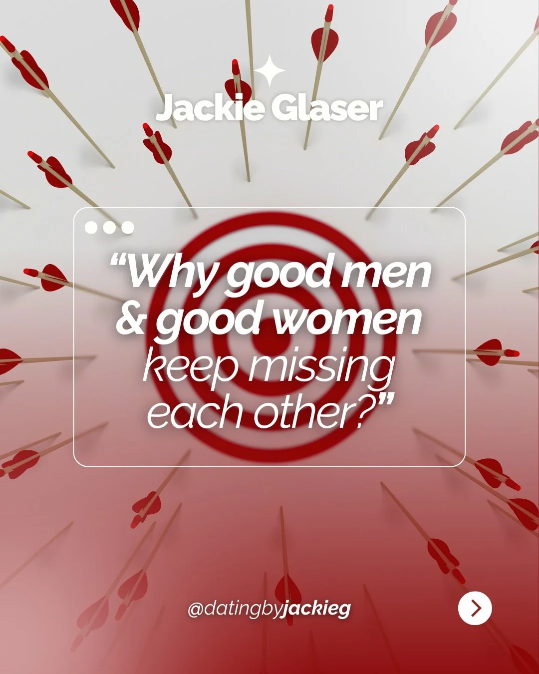 One of the biggest misconceptions in dating is that if you&rsquo;re a good person, you&rsquo;ll naturally find the right person.

Unfortunately, that&rsquo;s not how it works.

Many good men and good women keep missing each other because they&rsquo;r