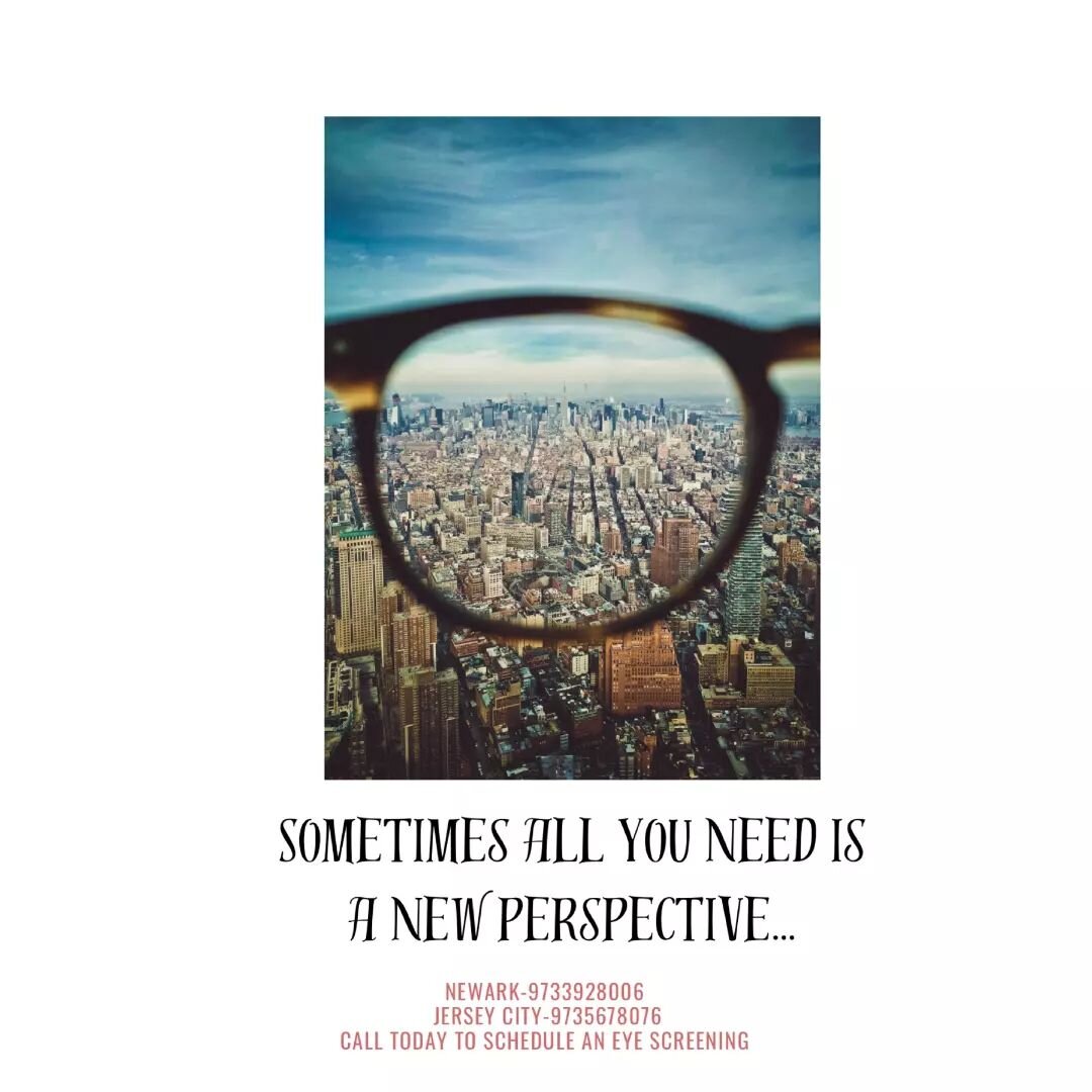 Some Friday inspo for the ones who dare to change and explore! Schedule your eye screening today! Walk out and see the world with a new look! Looking and feeling your best!🔥😆💆&zwj;♂️
.
.
.
#perspective #2020 #wegotwhatyouneed #newframes #newark #j