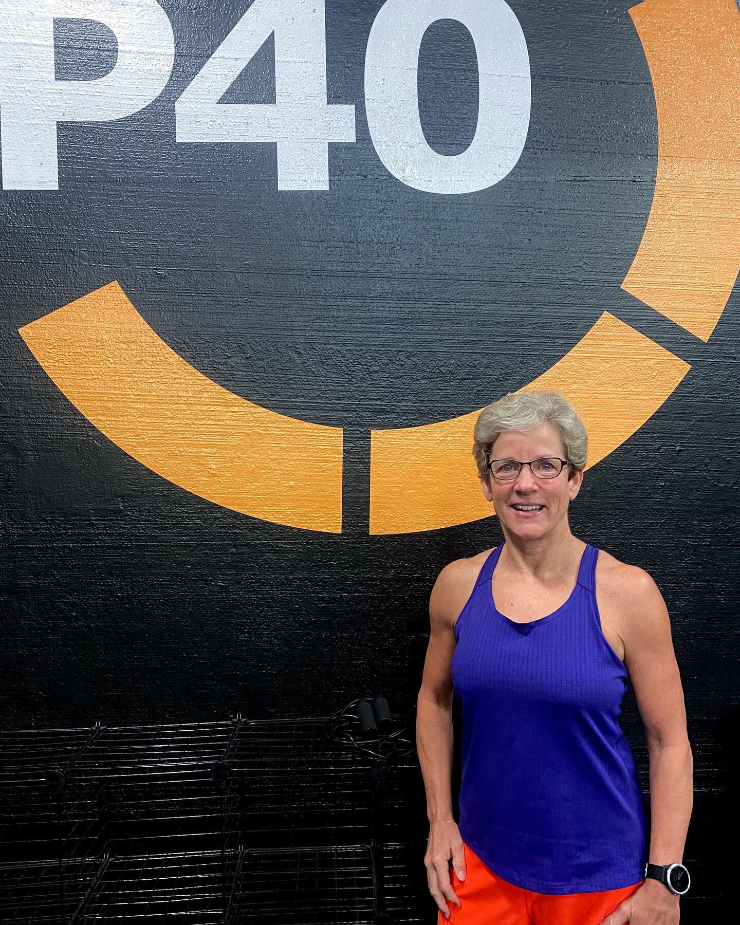 Lisa has been a member of Power40 since March 2021! ⚡️ Here&rsquo;s what she has to say:

&ldquo;I started Power40 because I liked the structure of a class and instructor. I also like challenging myself. What appealed to me the most was the flexibili