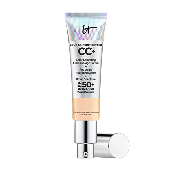 AWARD-WINNING CC+ CREAM – Your Skin But Better CC+ Cream works beautifully as your full-coverage foundation, hydrating serum and SPF 50+ physical sunscreen. I LOVE this foundation!