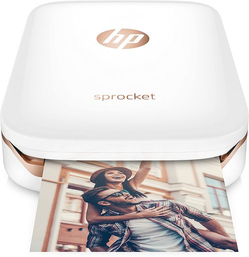 I love my HP Sprocket. Connects to your phone for instant travel pic gratification. 