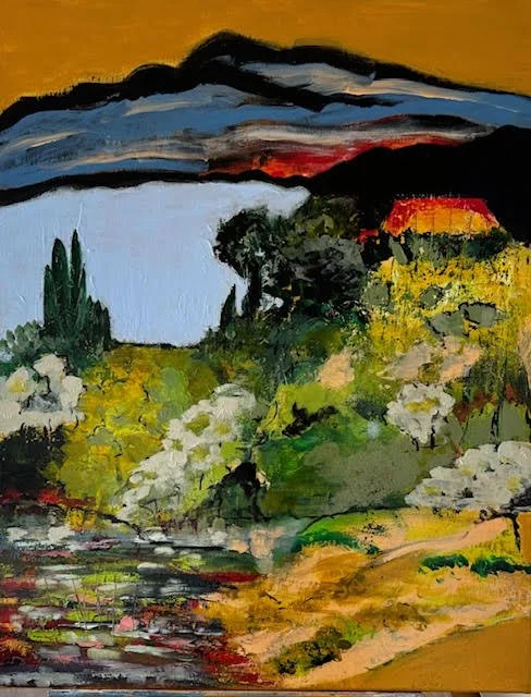 le lac bleu 92x73 technique mixte.jpg