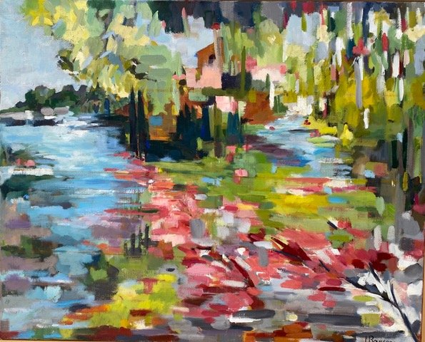 L'une a l'autre huile sur toile,81x65 .jpeg