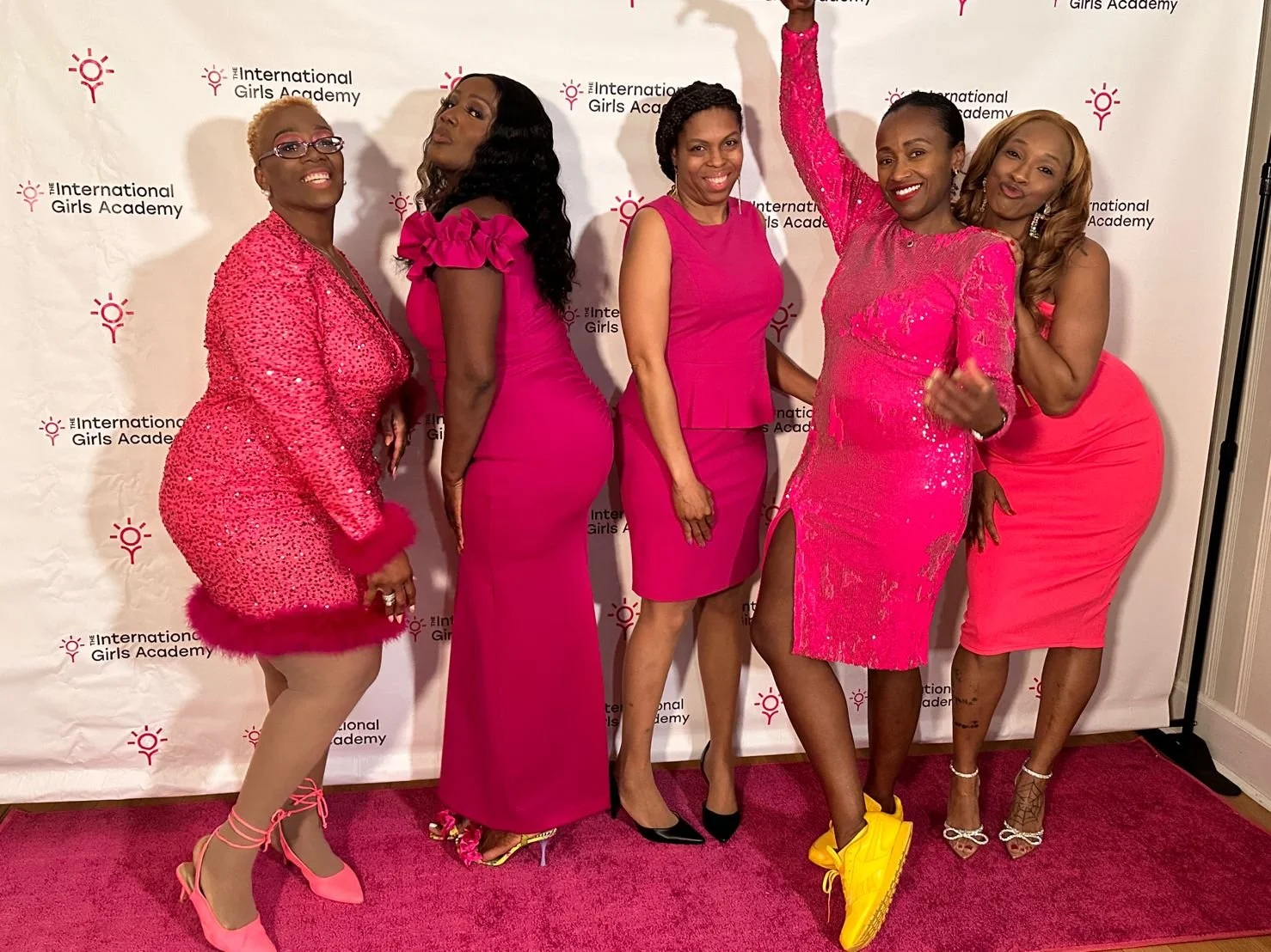 Glowing with Colors: 21 Shades of Pink Dinner Soiree&nbsp; NJ Hosted by The International Girls Academy