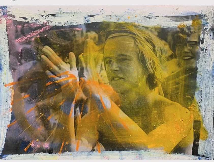  Wild Paradise, (2025) emulsion, pastel on C Type Fuji Matt Paper  21 × 29.7 mm  