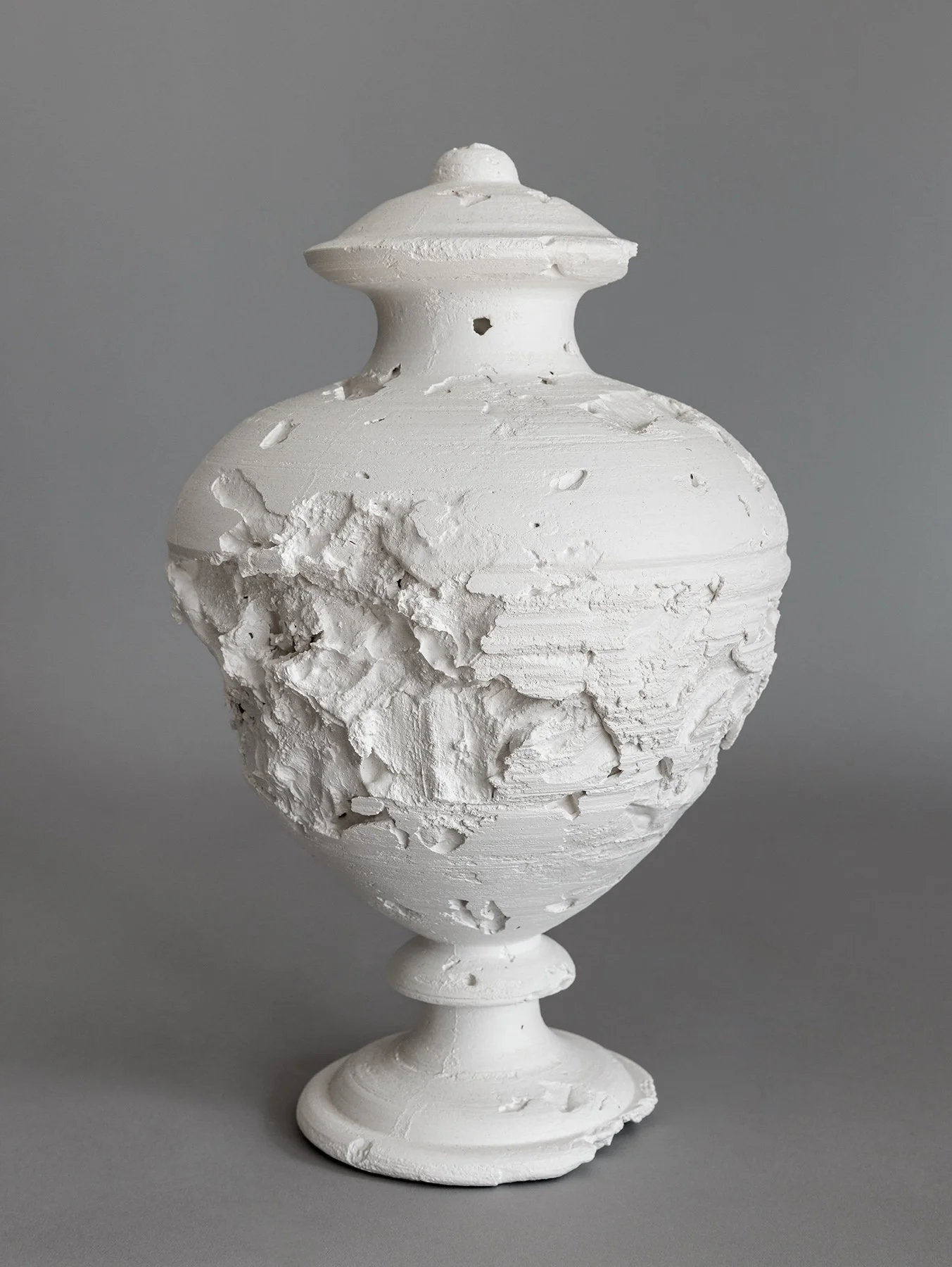 Study for Urn: Stamnos II. Plaster and jute. 2025