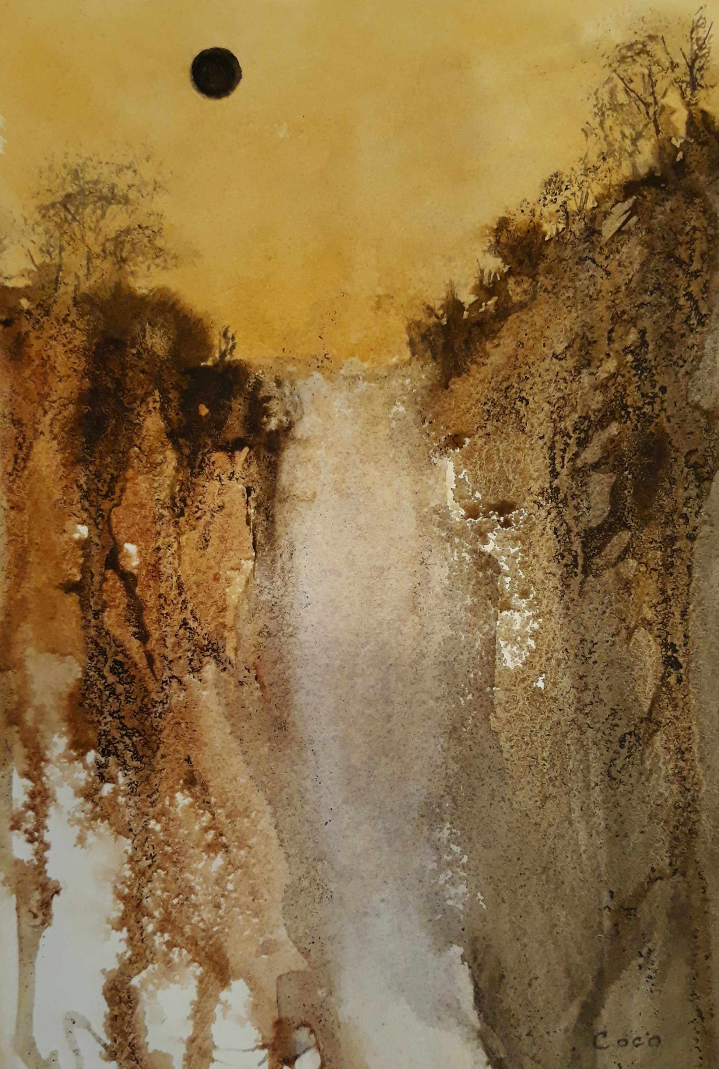 Sunset Falls (5.5 x 8.5) - No longer Available