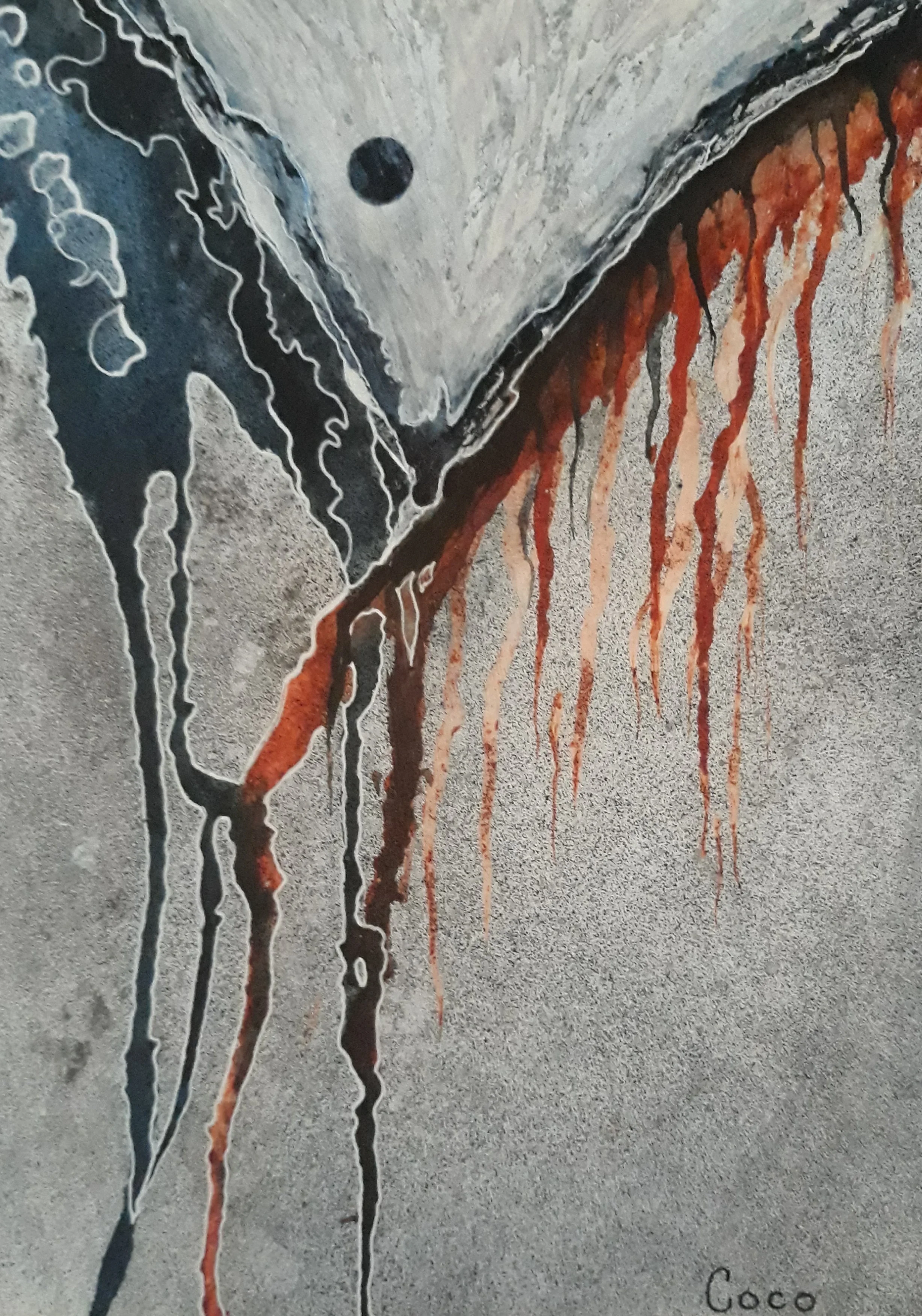 Moon Fringe (6.5 x 8.5) $40.00