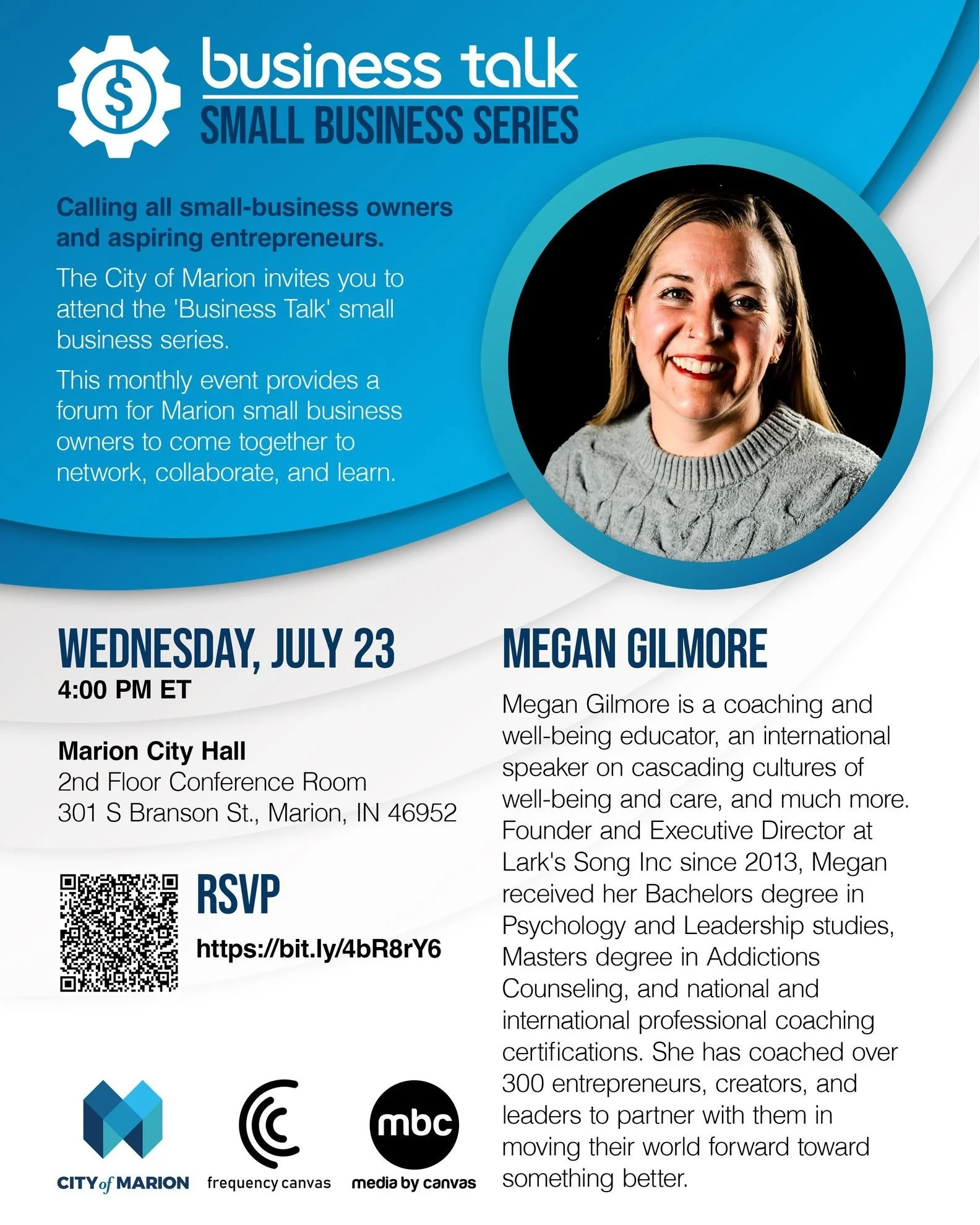 PRESS RELEASE - Marion’s Business Talk