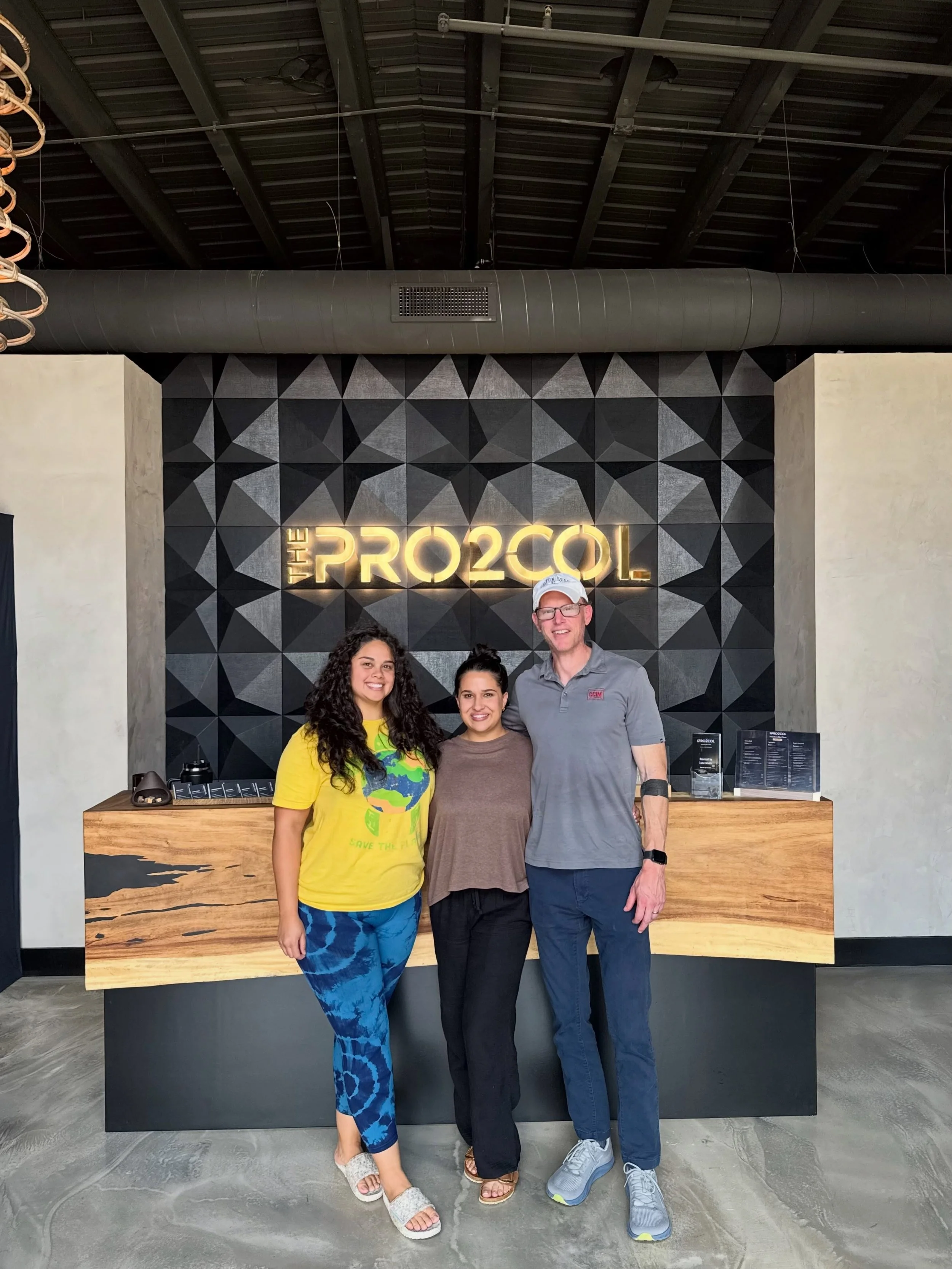 We had a wonderful morning at @thepro2col, thanks to our good friend @brittany.campagna, with a hyperbaric oxygen session, redlight therapy, and IV therapy, followed by a delicious, absolutely beautiful meal at @thepro2colcafe. We cannot say enough g