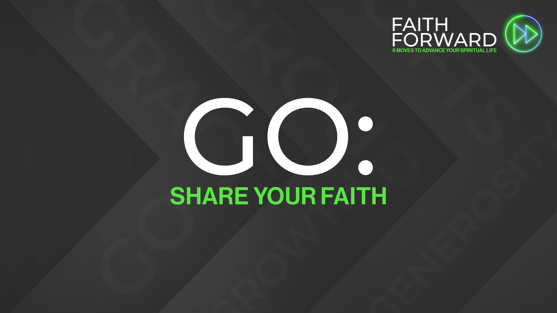 Faith Forward: Go