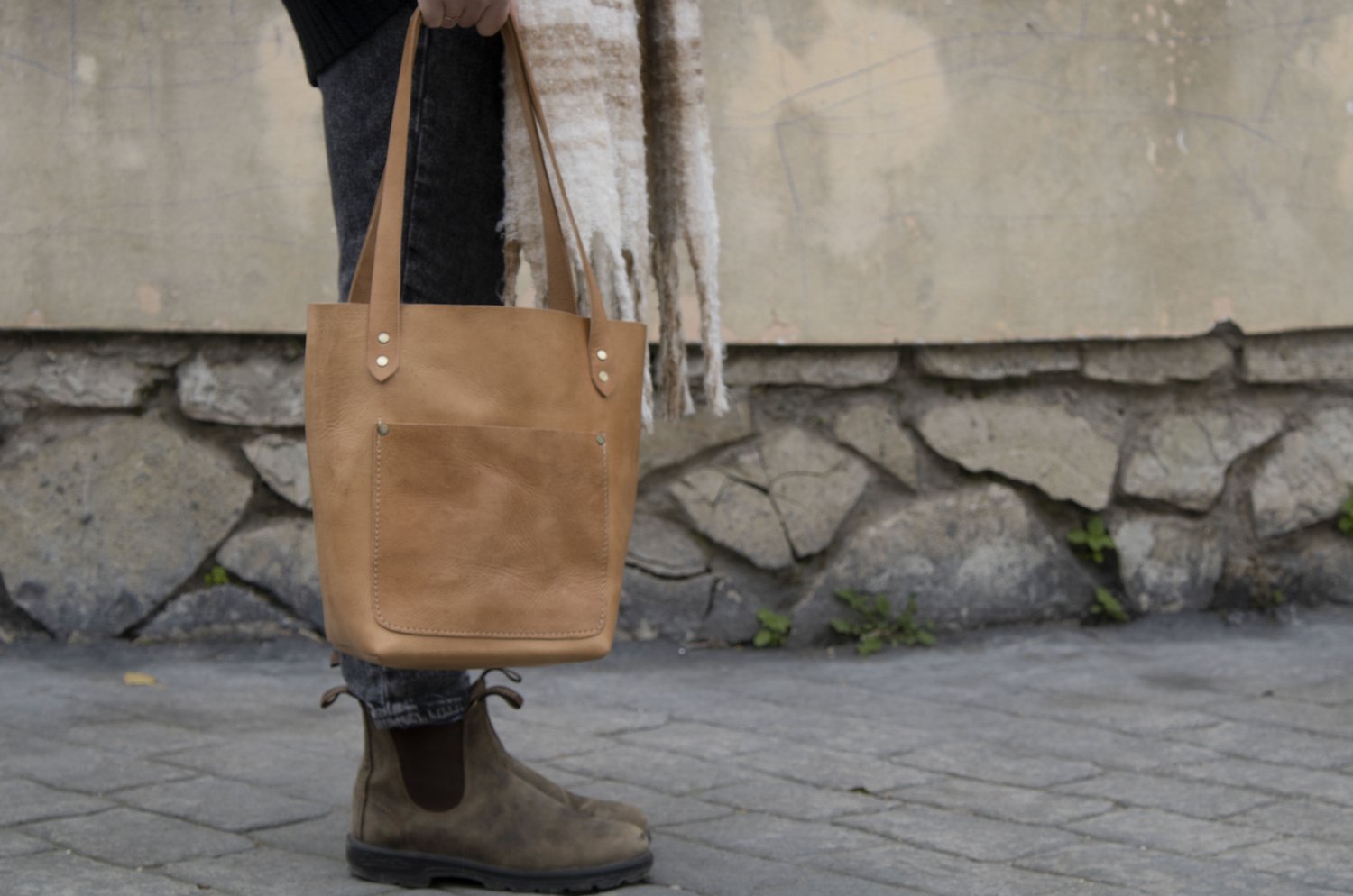 Men GENUINE Leather Bag Shoulder – Moroccan Style©