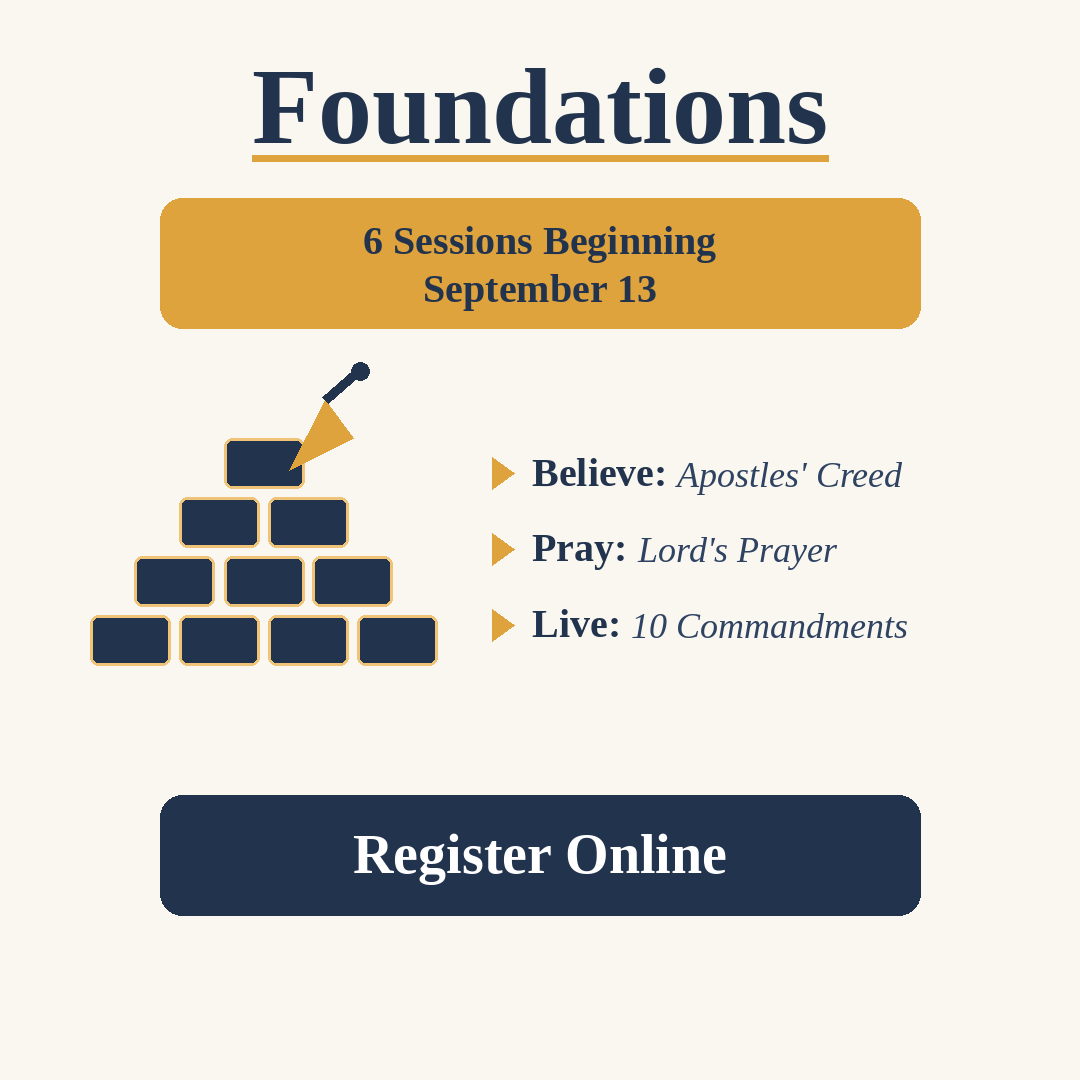 Foundations Class