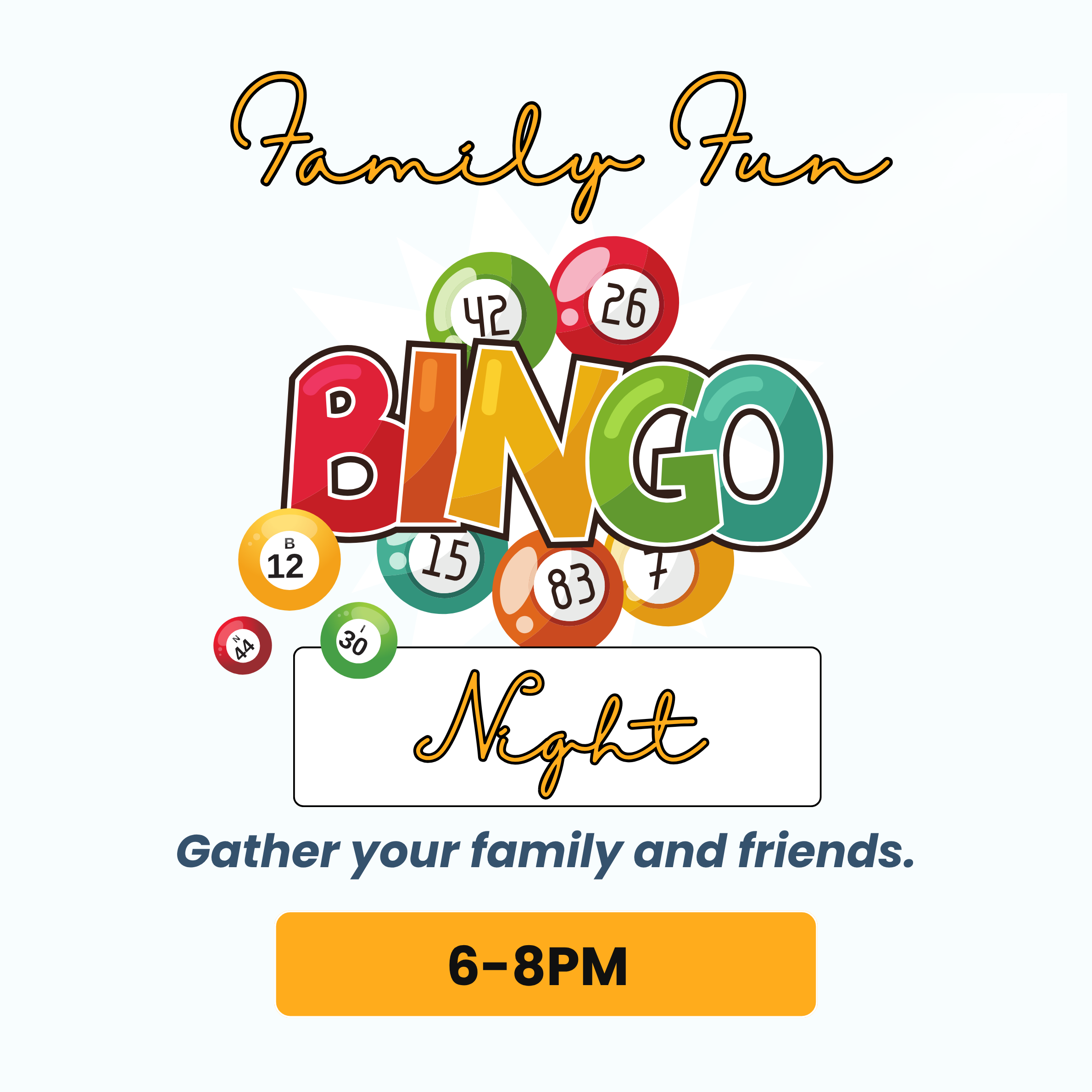 Family Fun Night - BINGO