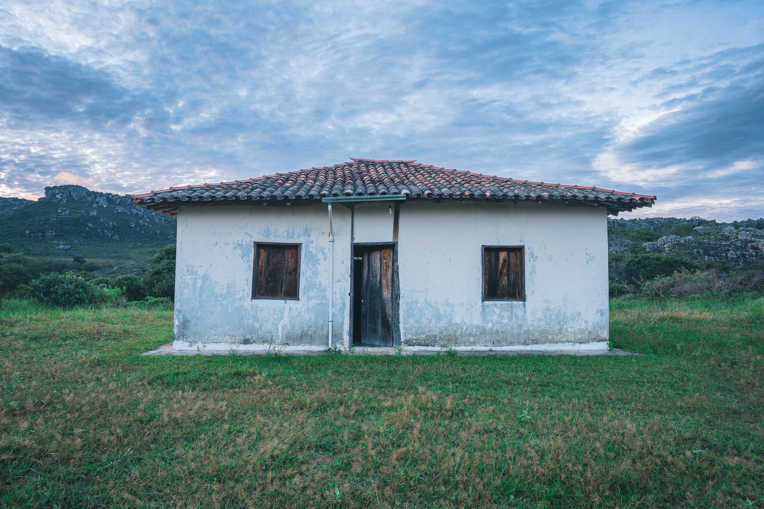 Mozart's house at dusk, Rio Preto State Park