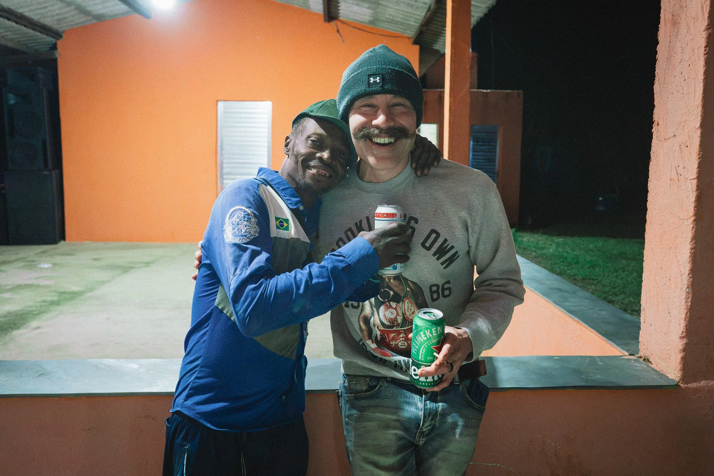 Eddie and Marquinhos at the festa in Santa Rita, Serra do Espinhaço