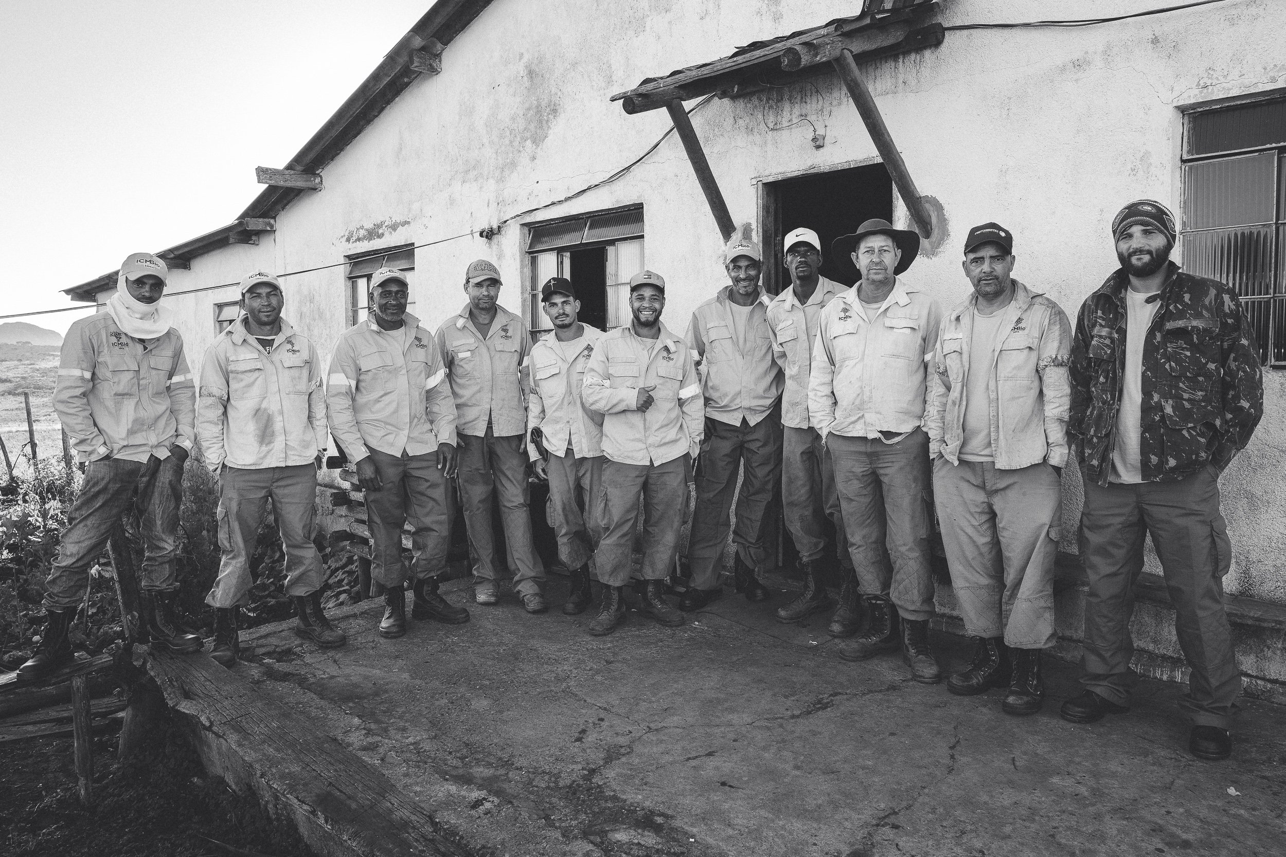 The firefighters of Sempre Vivas National Park