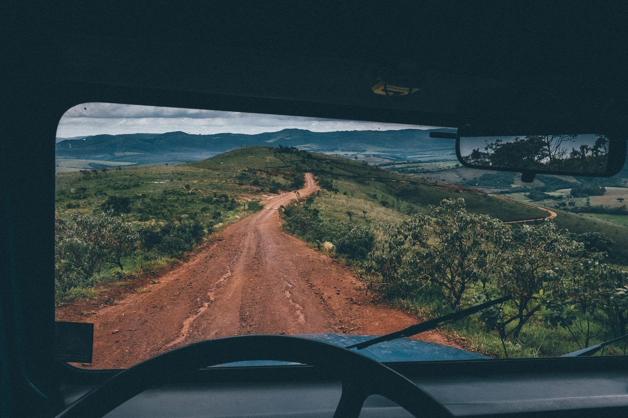 Road conditions in the Serra do Espinhaço, Minas Gerais