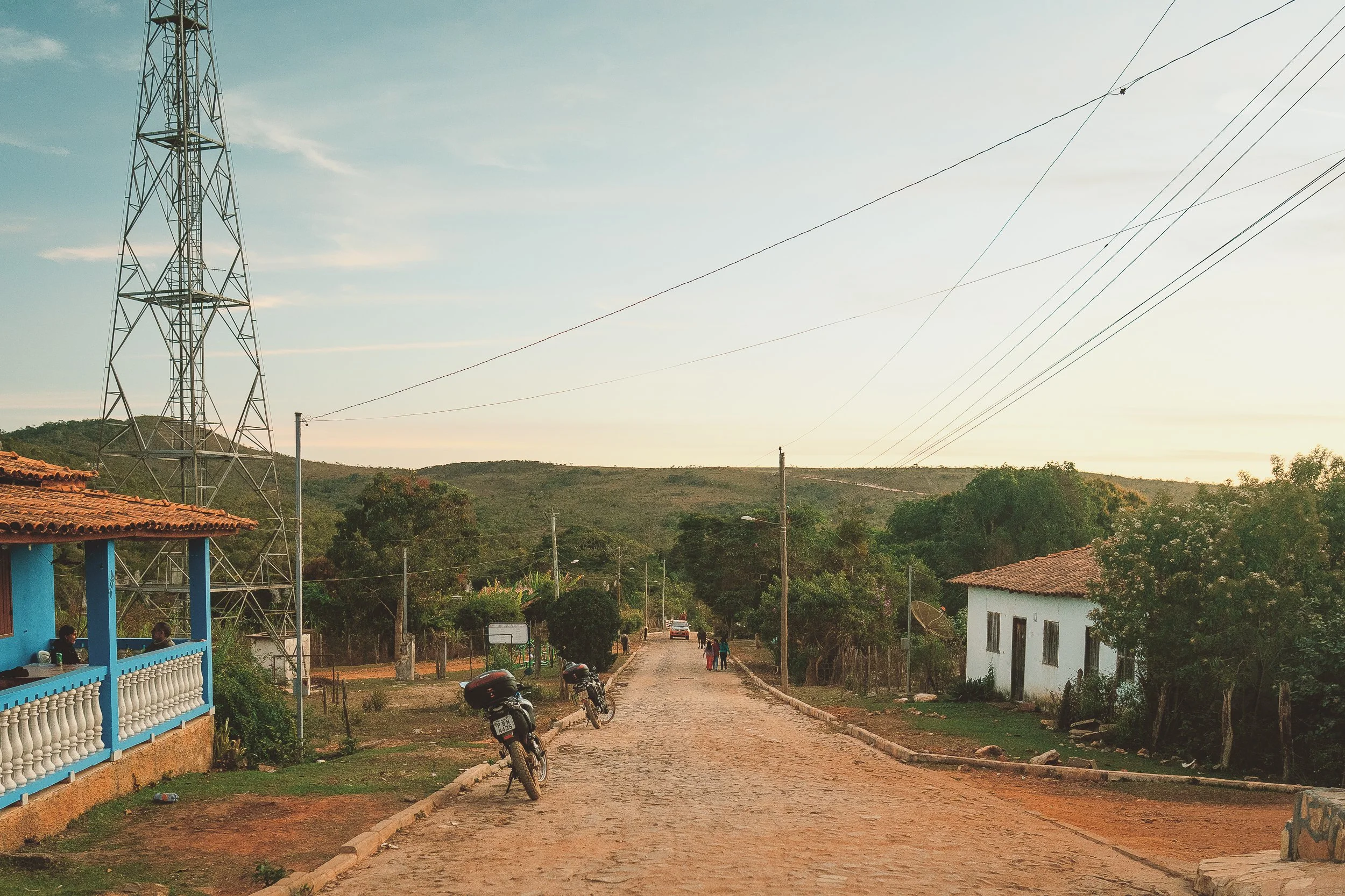 Street scene in Capivari. Serro, Serra do Espinhaço