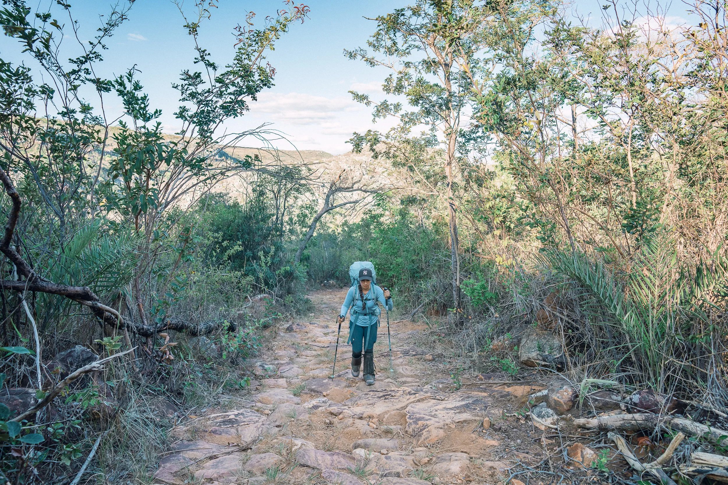 Trekking on the Estrada Real in Sempre Vivas National Park