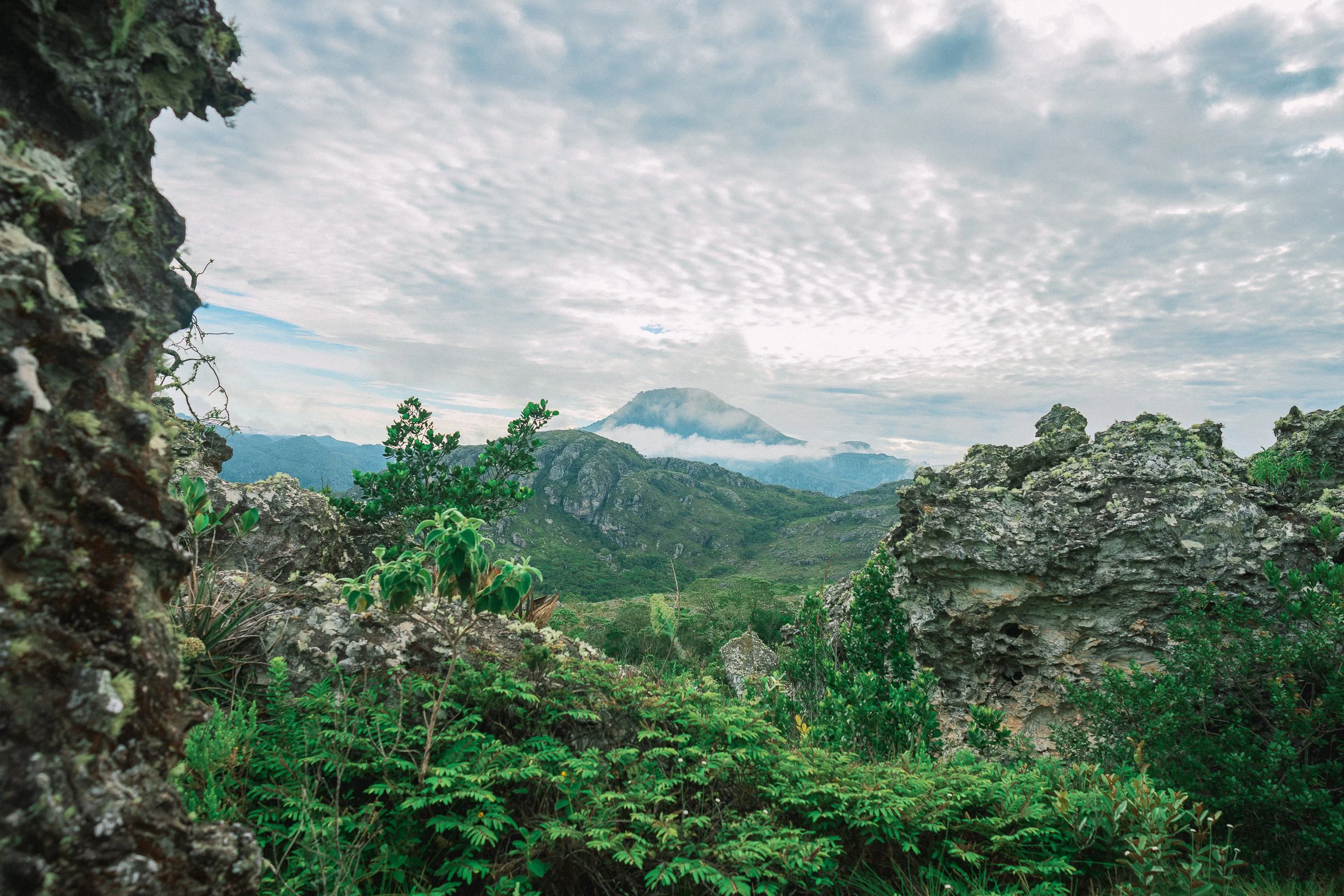 Pico do Itambé, as seen from the Trilha dos Tropeiros in Capivari, Serra do Espinhaço