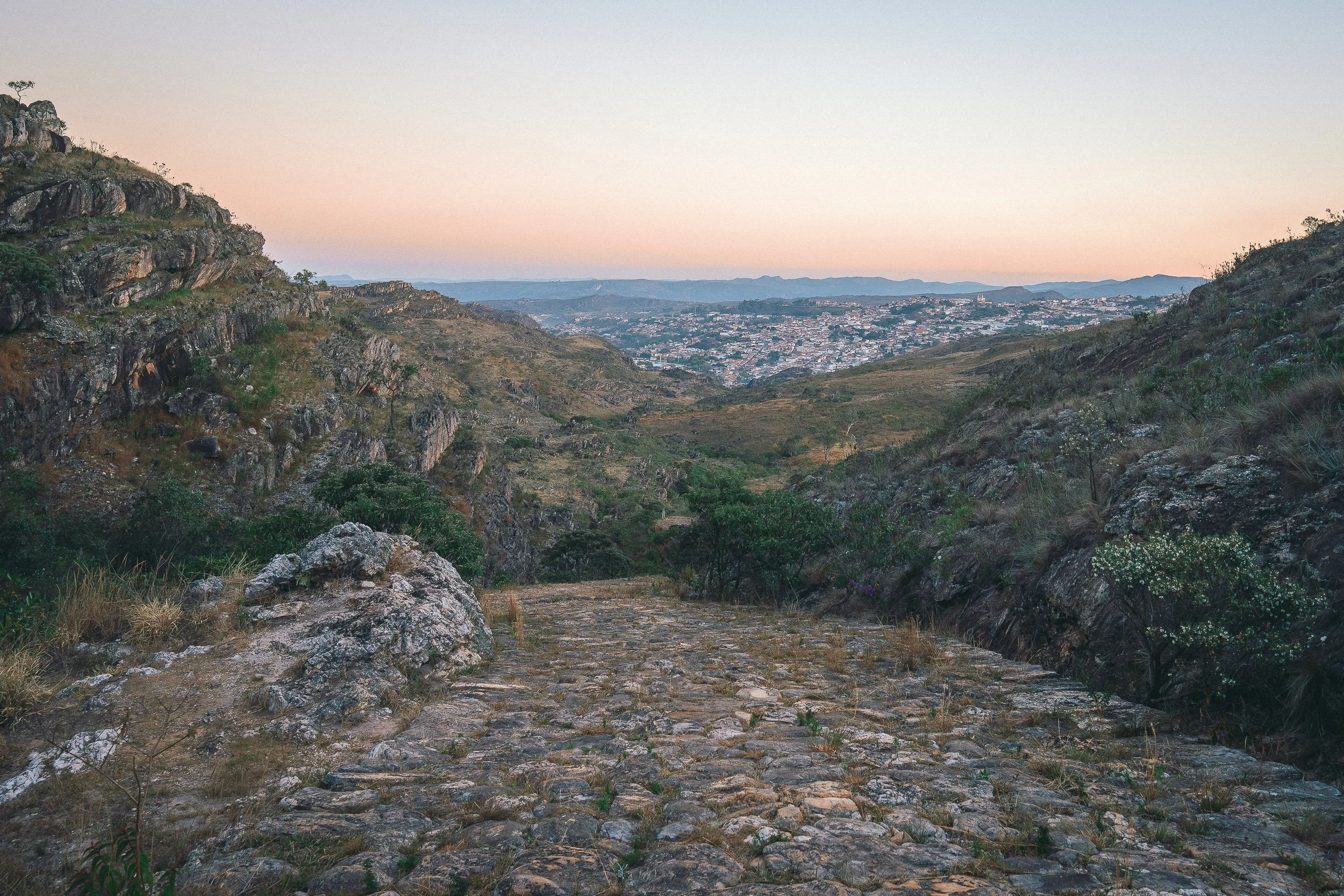 The Caminho dos Escravos in Diamantina, Minas Gerais