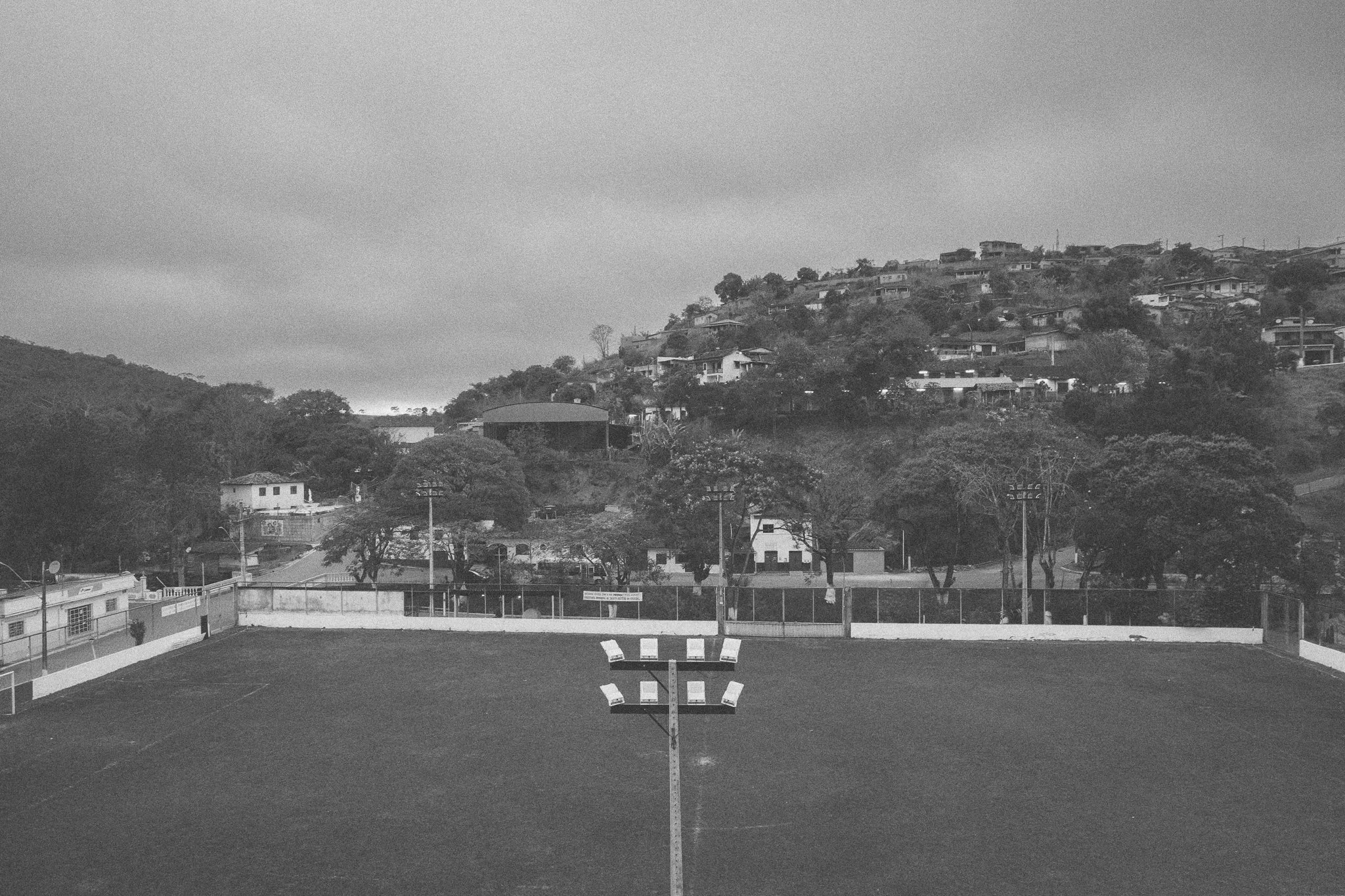 The soccer field in Santo Antônio do Itambé, Minas Gerais