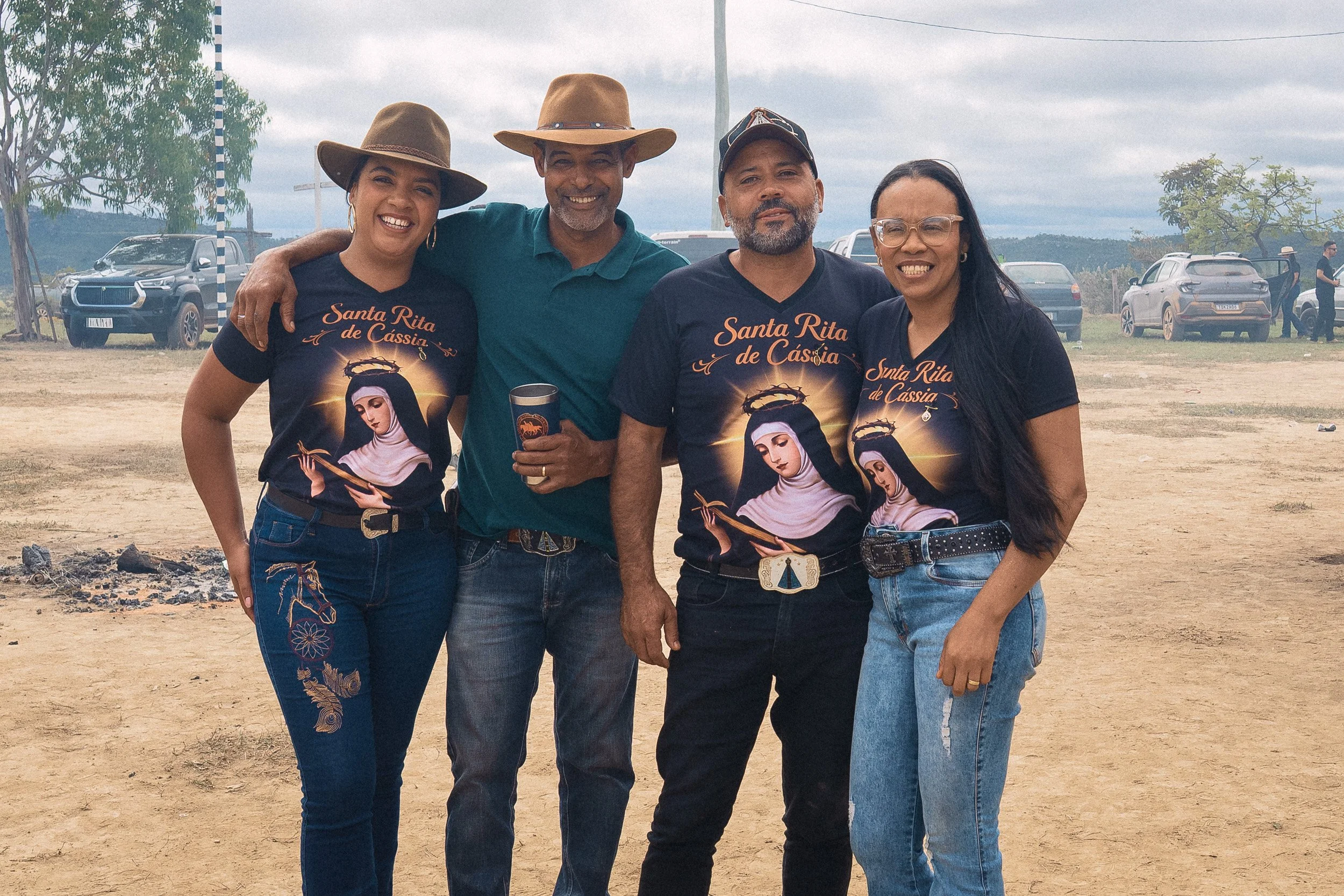 Old friends at a party in Santa Rita, Serra do Espinhaço