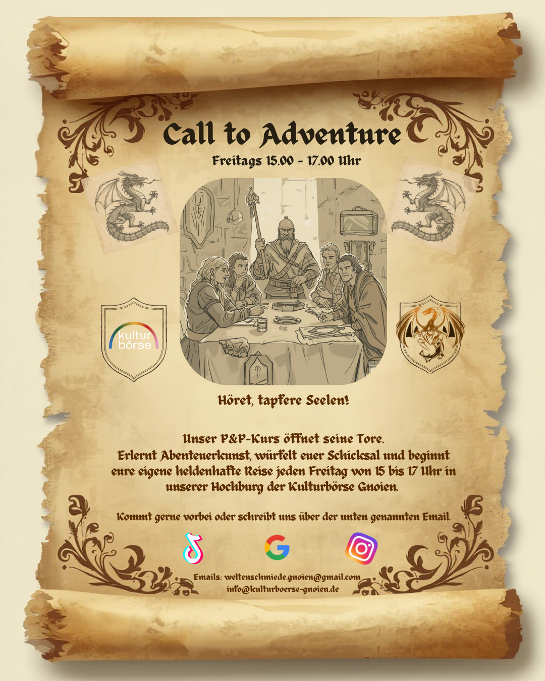 Neuer Kurs: Weltenschmiede Gnoien