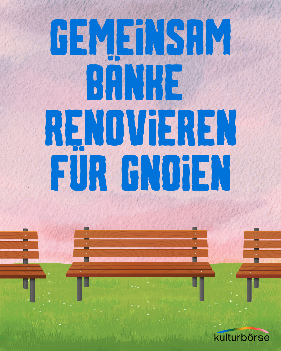 Bänke einweihen am ZOB